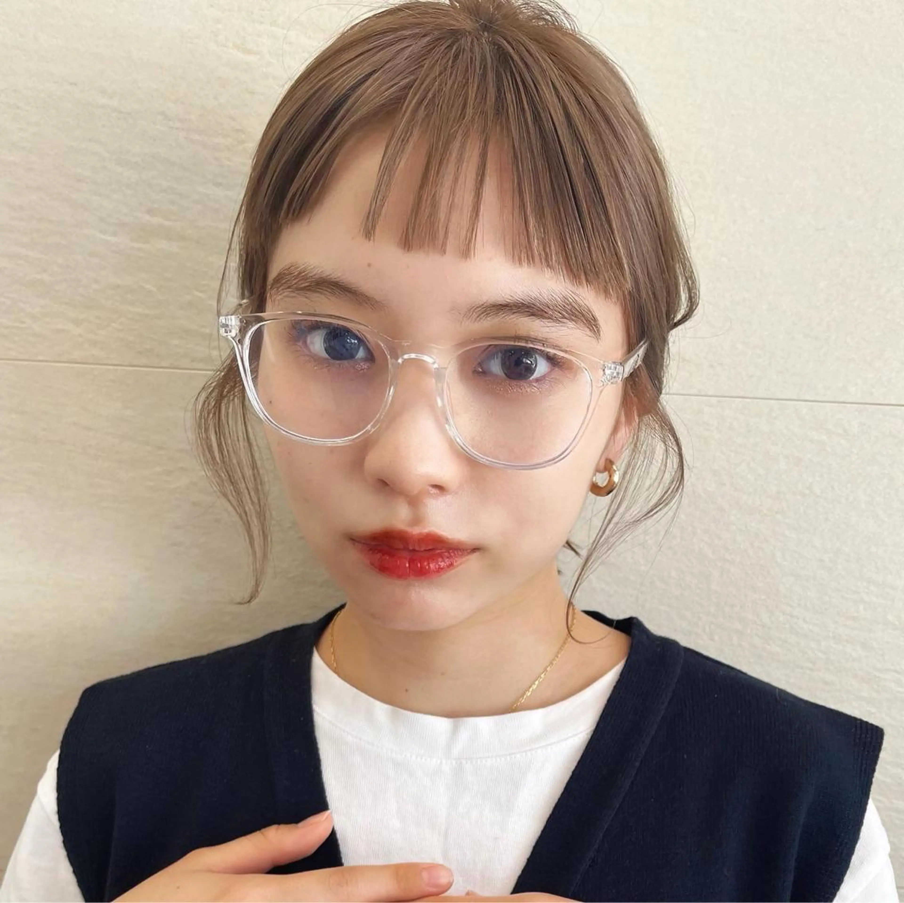 ミディアム カラー 🌱小顔ヘア/ボブ ミディアム/双葉🌱のヘアスタイル