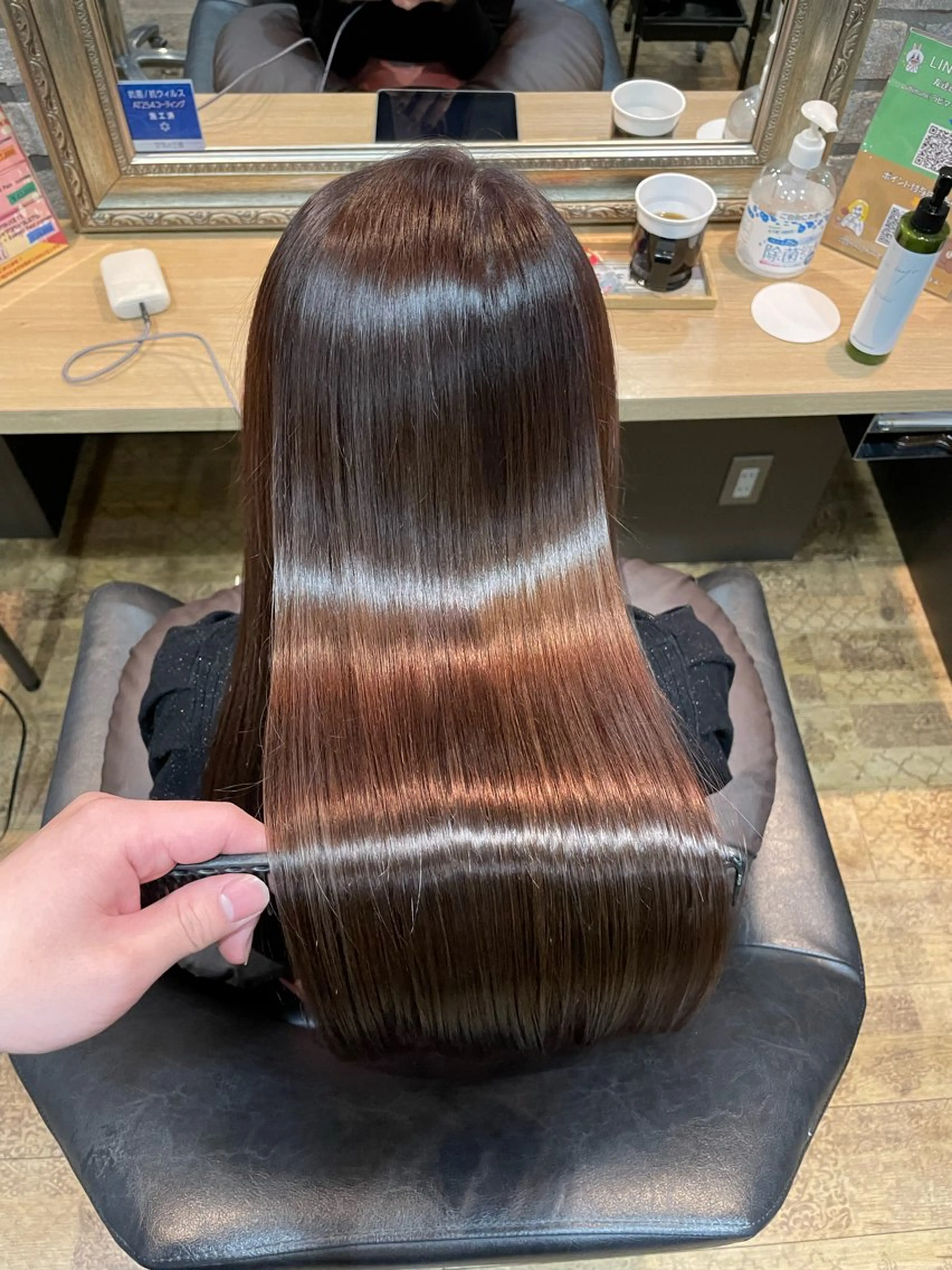 ロング カラー 髪質改善 西中島/似合わせ カット/西山昇汰のヘアスタイル