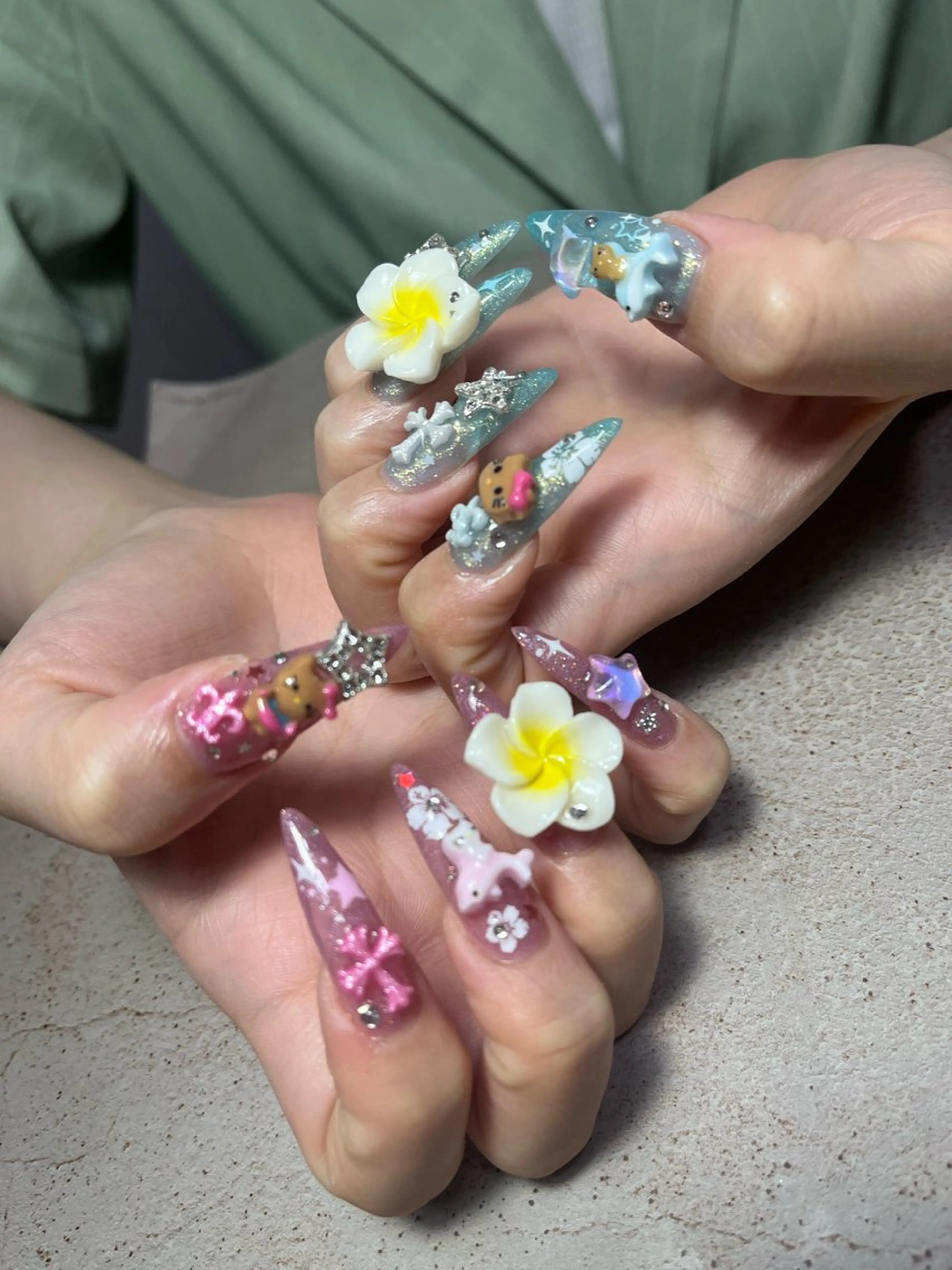 ネイル ハンドネイル goldgleams ちなのネイルデザイン