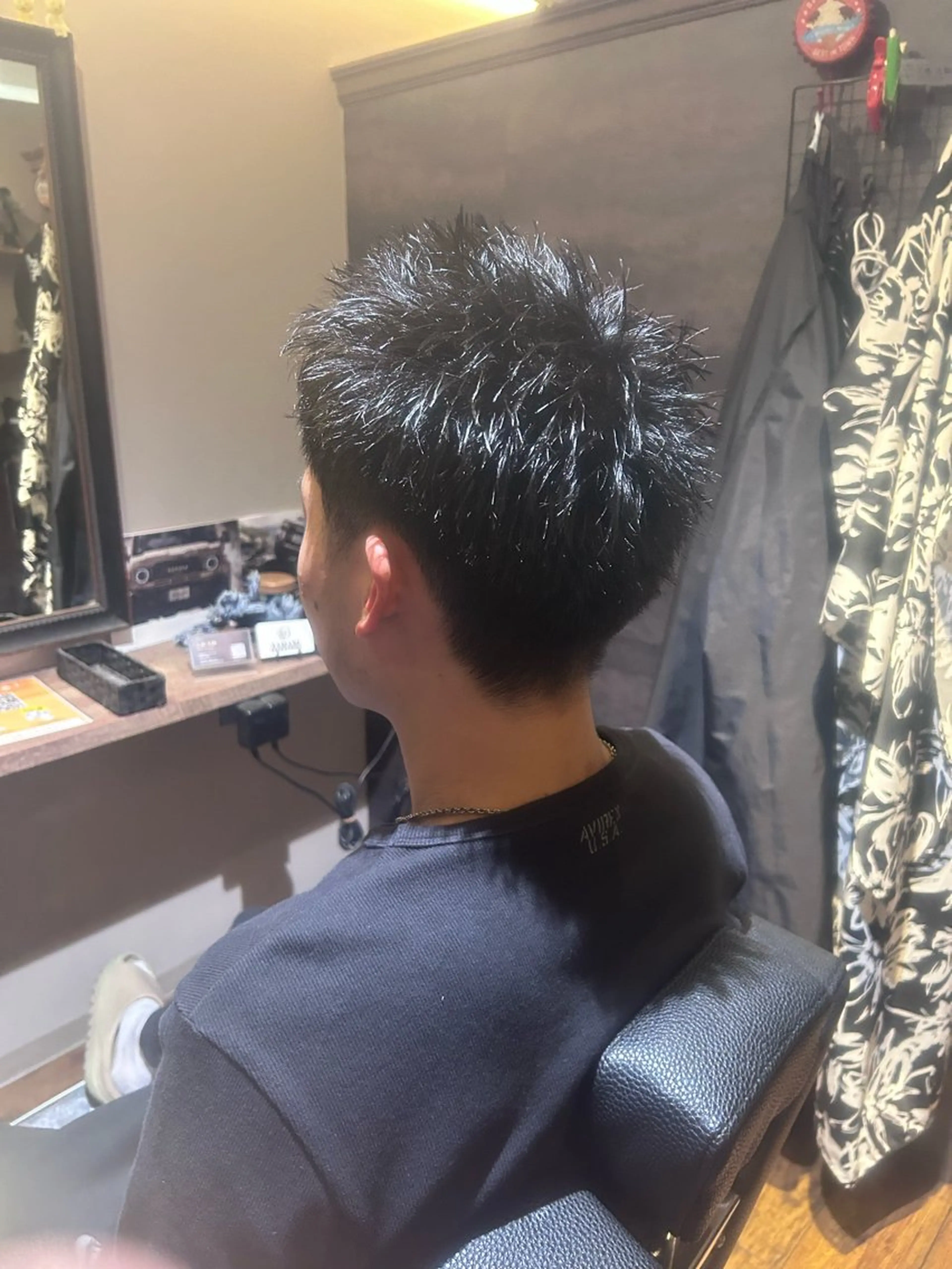 メンズカットの写真
