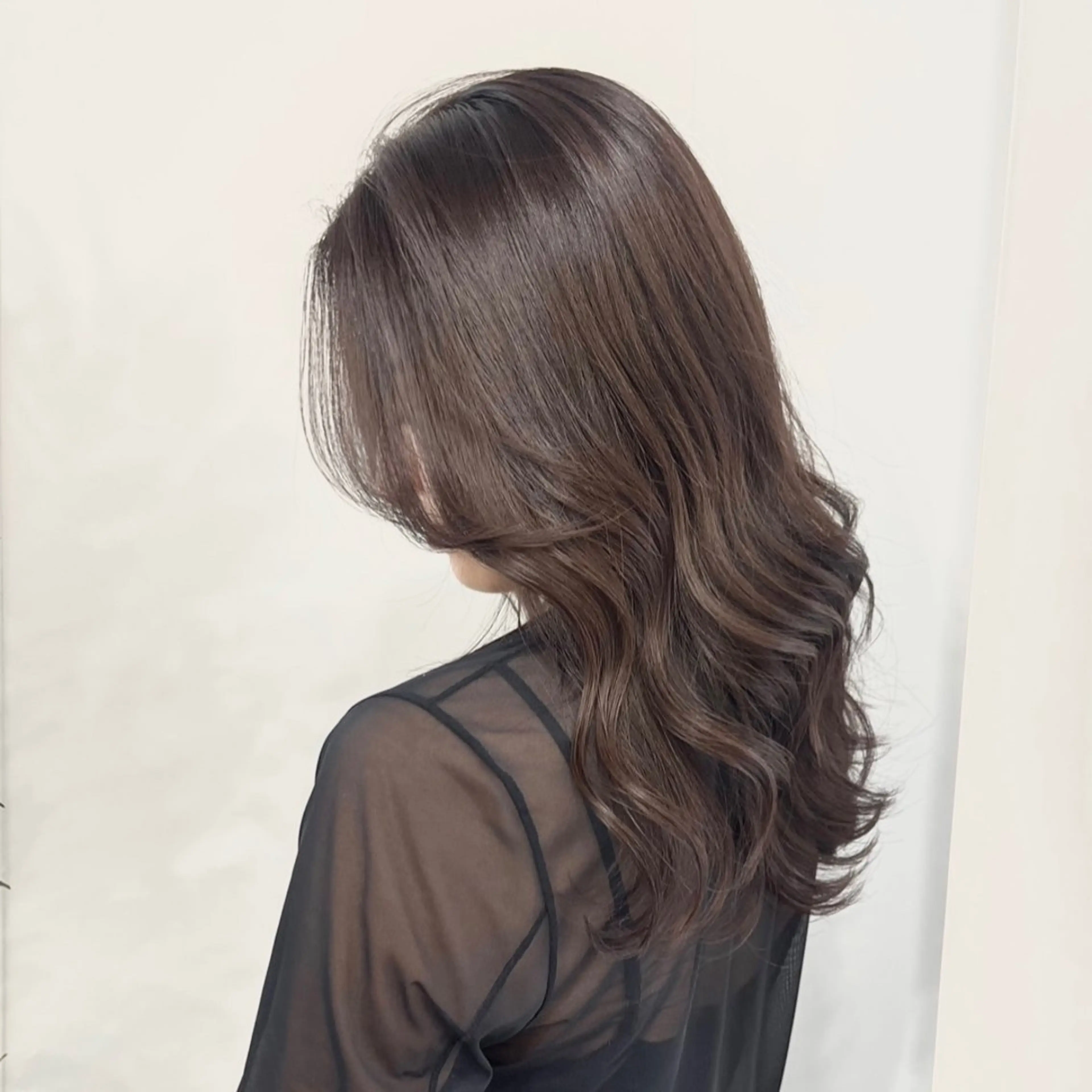 セミロング カラー ヘアアレンジ 成人式 結婚式・ブライダル グレージュ オリーブグレージュ オリーブグレー HIROKO / 透明感暖色カラー🎀のヘアスタイル