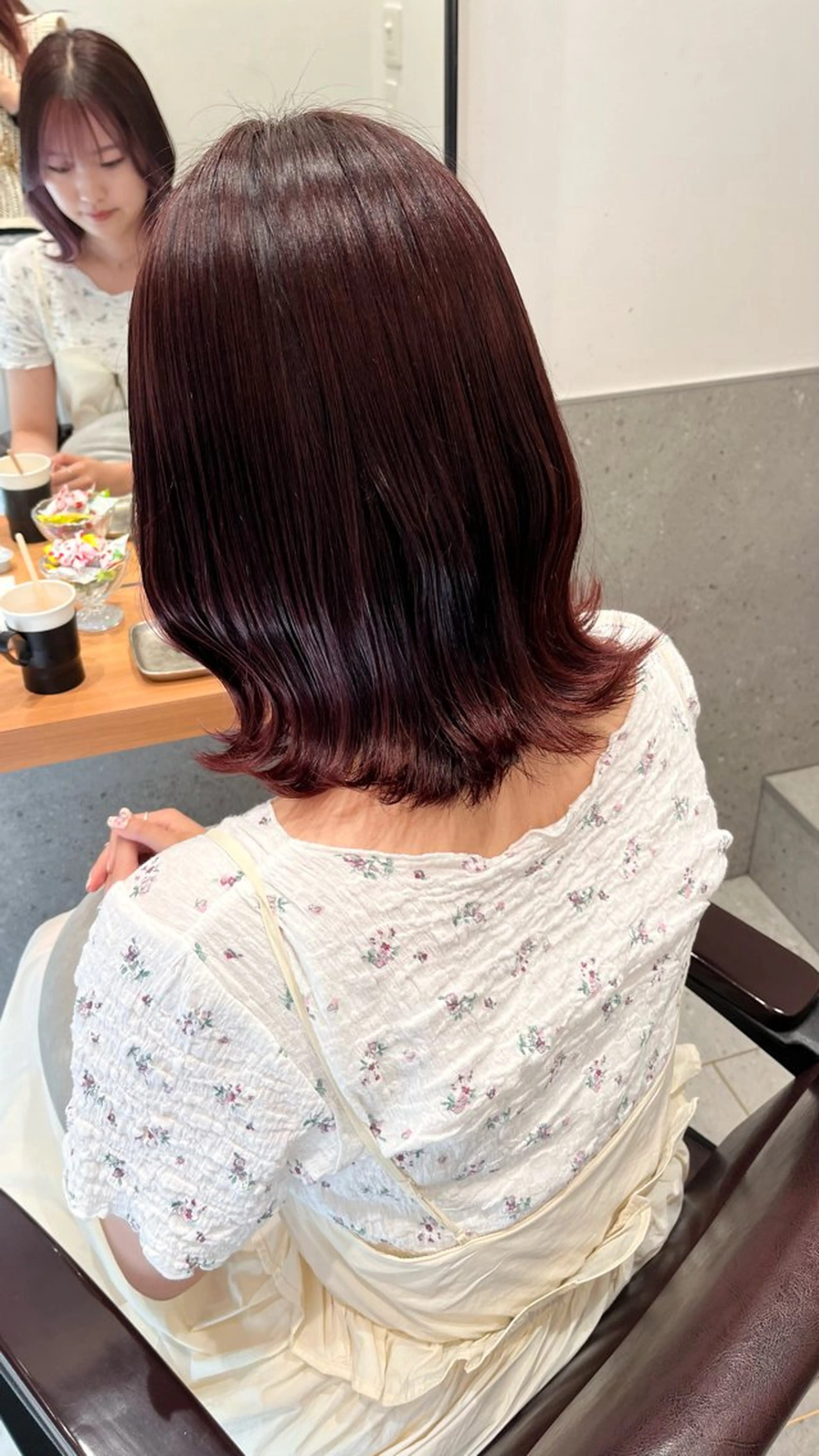 ミディアム カラー カット ヘアカラー classic 新横浜所属・大人girly🛋️ 🤍yukakoのヘアスタイル