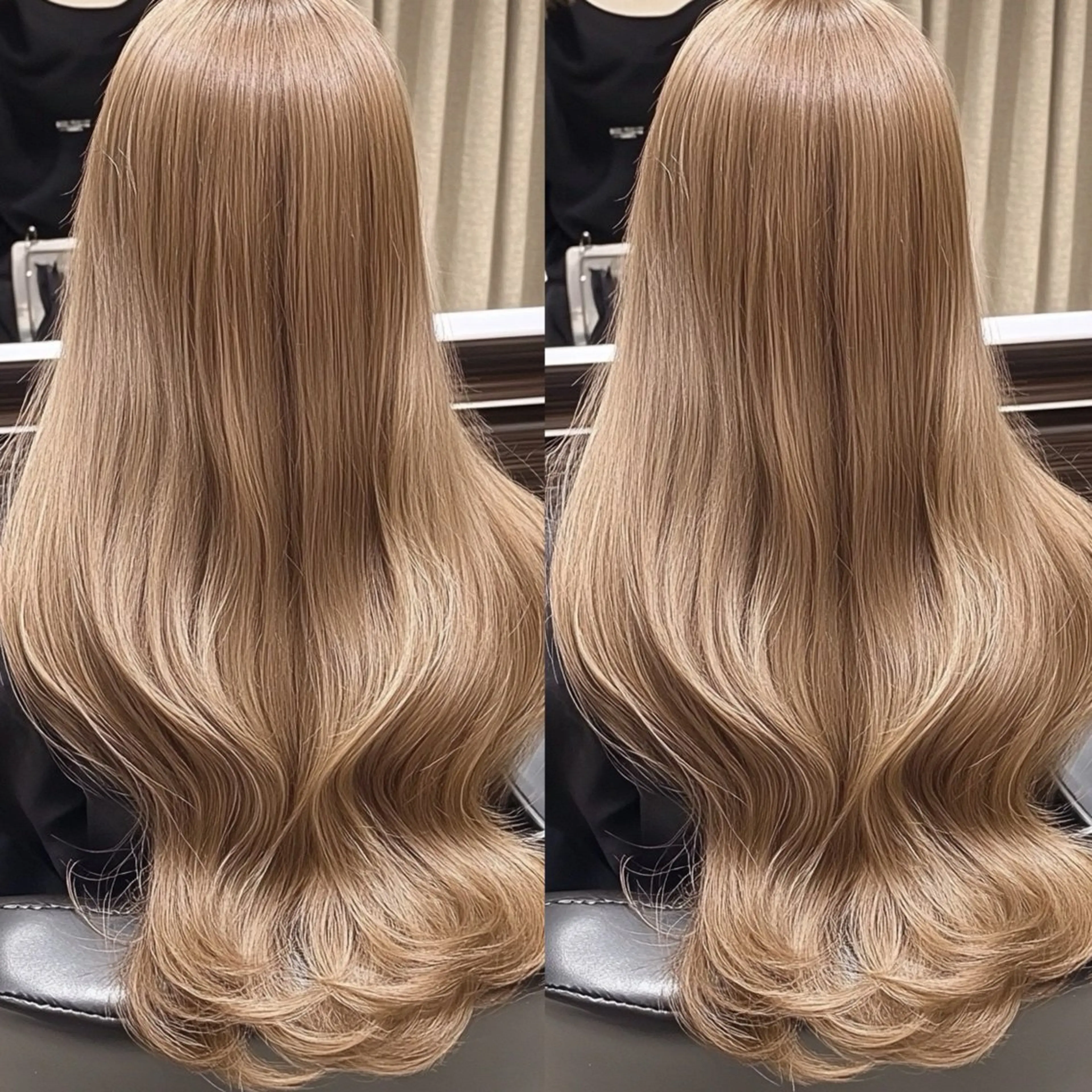 ロング ヘアカラー 縮毛矯正 トリートメント 髪を綺麗に伸ばす人/ 艶髪✨️針田 綾音✨のヘアスタイル
