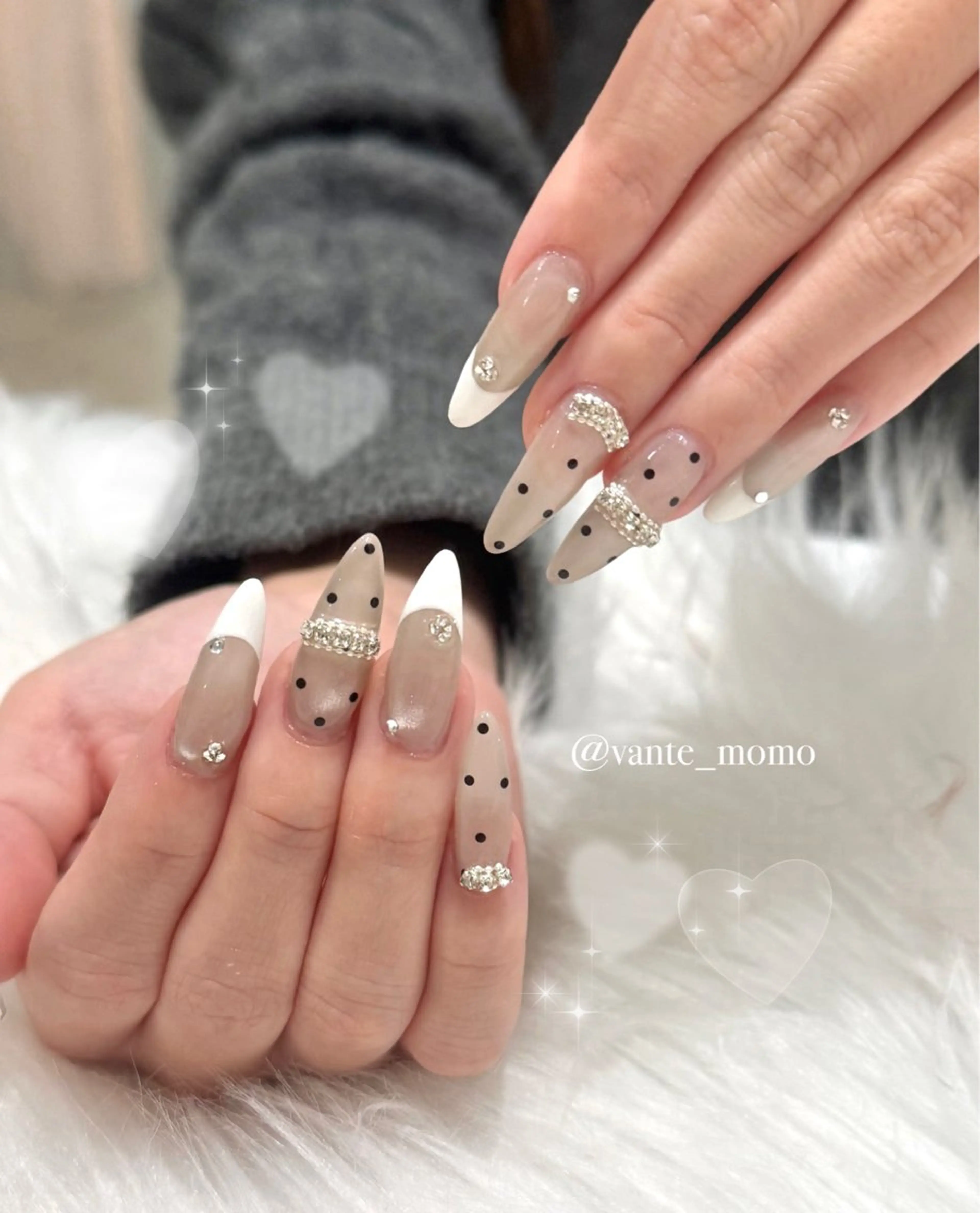 【デザインやり放題】　オフなし　長さだしあり（本数に関わらず一律料金、チップでの長さだし）の写真