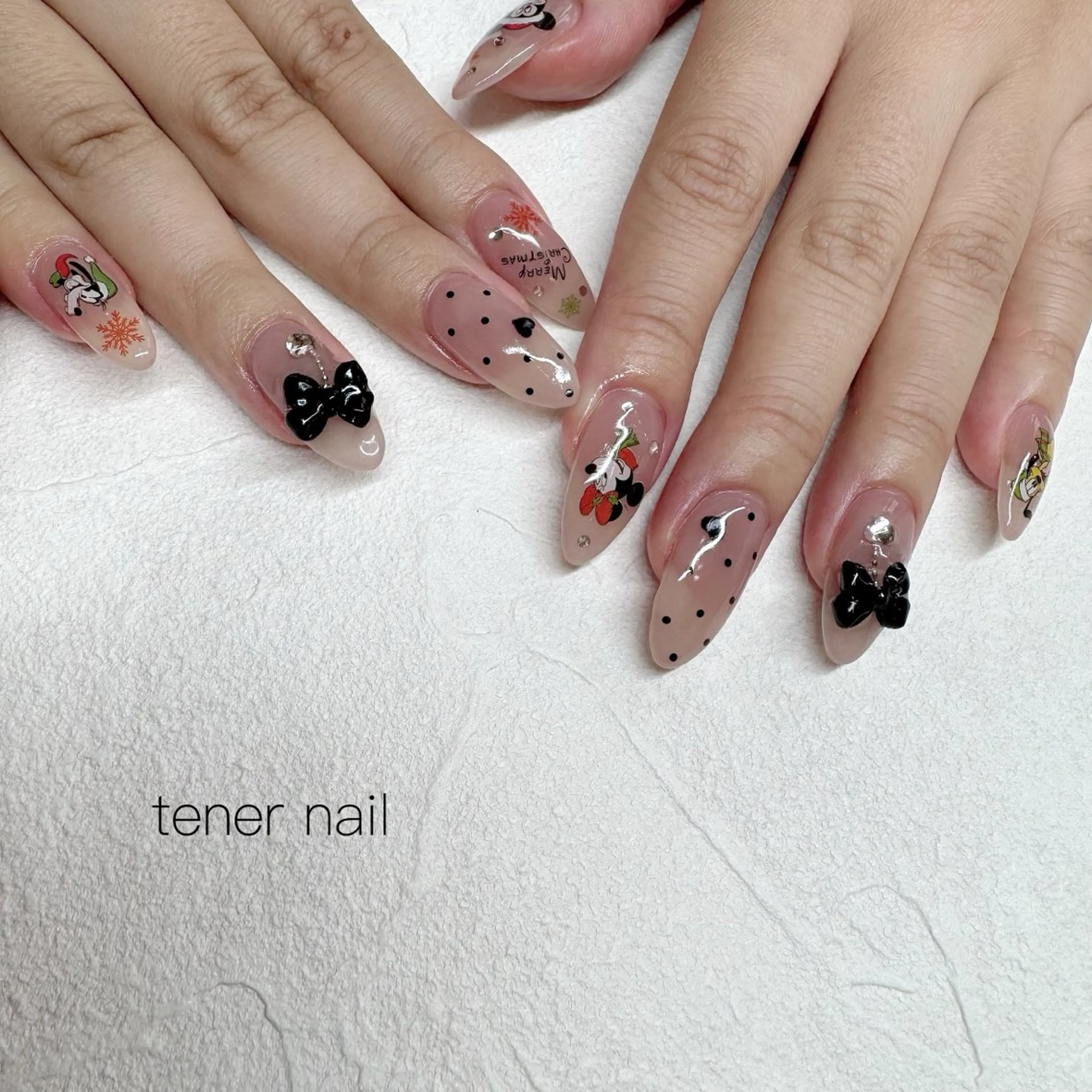 ネイル 冬ネイル クリスマス ハンドネイル テネルネイル tener nailのネイルデザイン