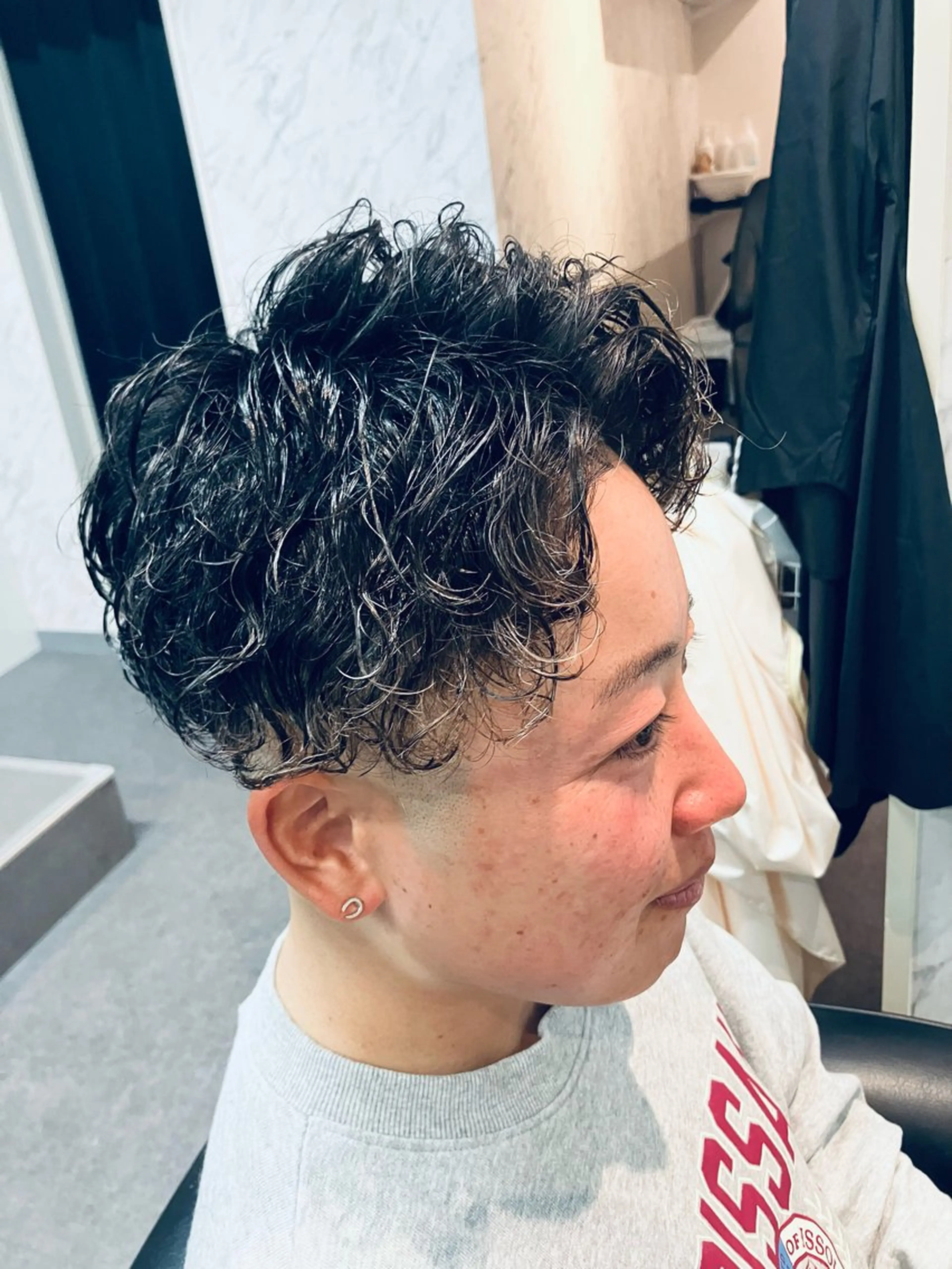 パーマ メンズ カット パーマ メンズ特化/パーマ/ フェードWATARUのヘアスタイル