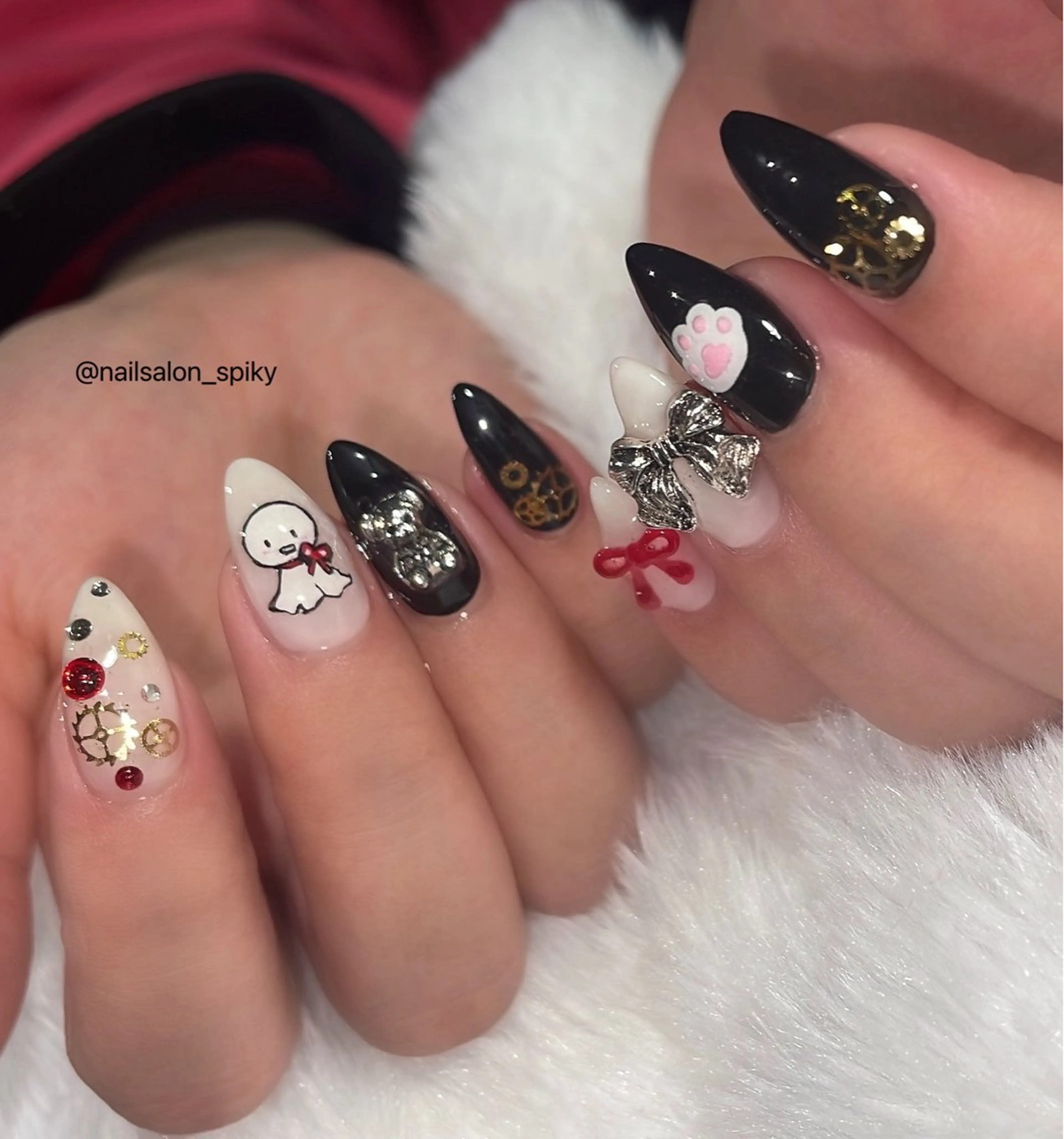 ネイル Spiky とうげ ふうかのネイルデザイン