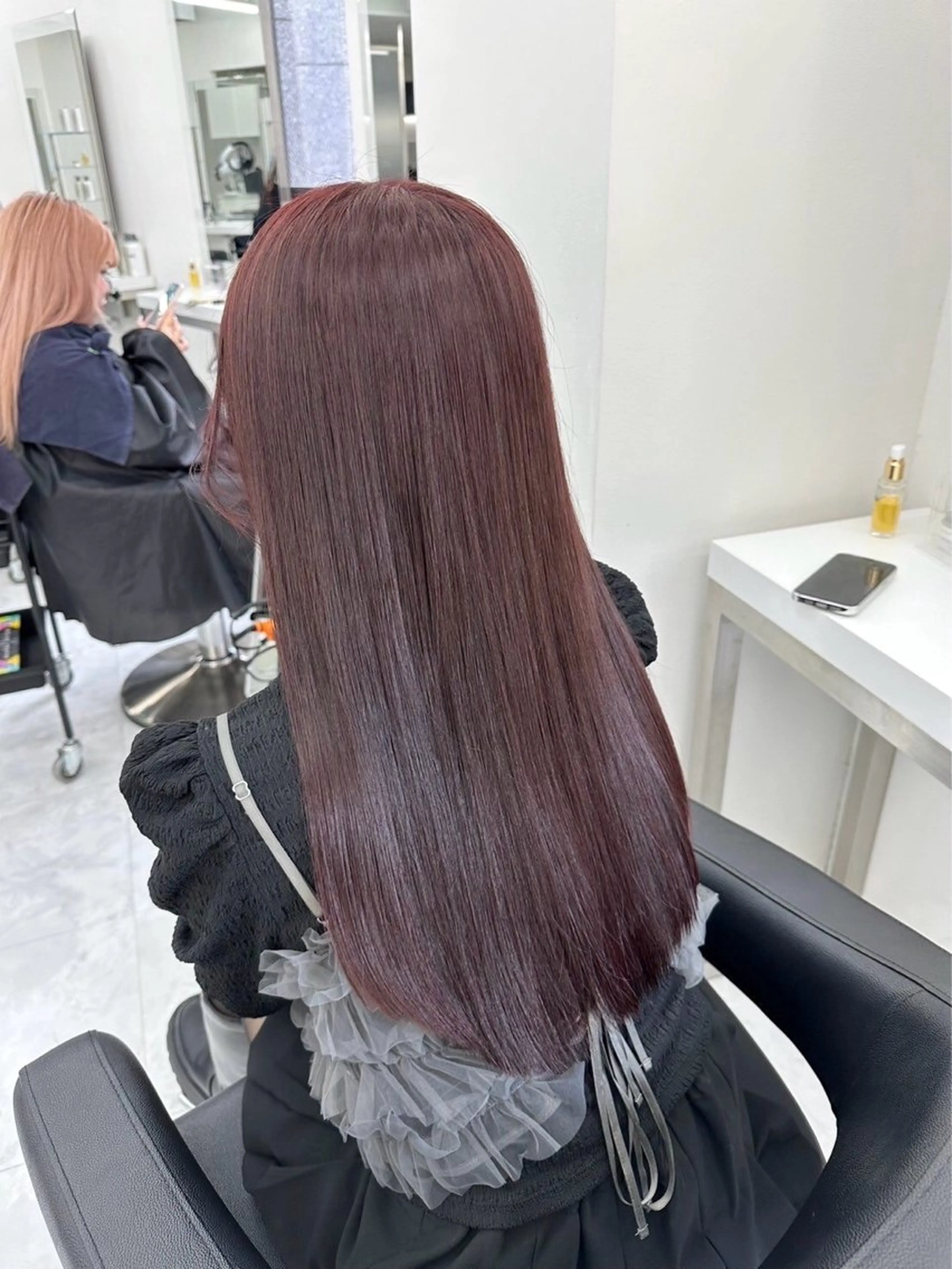 ロング カラー ヘアカラー トリートメント ヘッドスパ ヘアセット ♦️暖色/縮毛矯正/ 🫗kazuki♦️のヘアスタイル