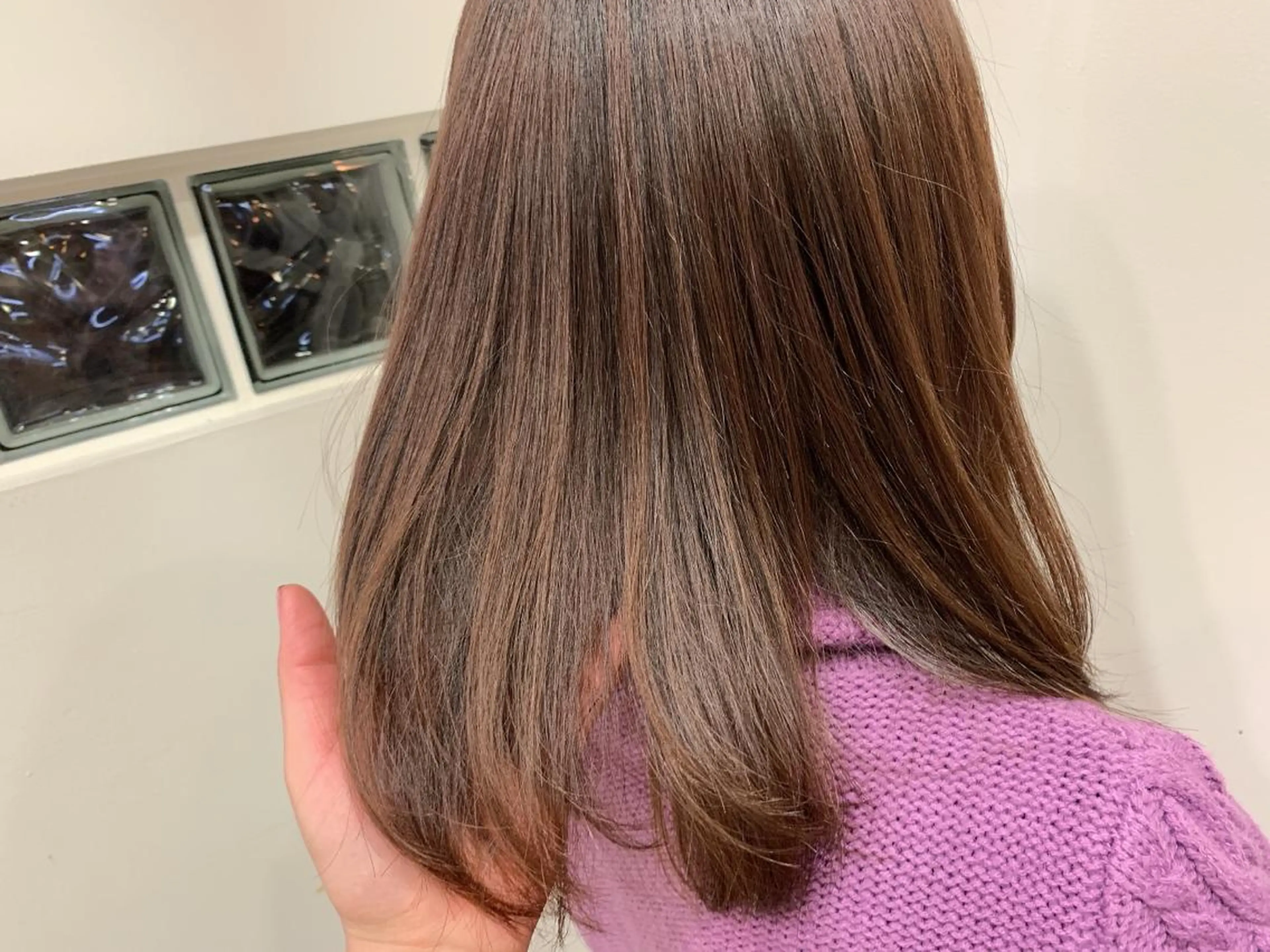 セミロング カラー トリートメント 骨格似合わせカット✨ 林 まどかのヘアスタイル