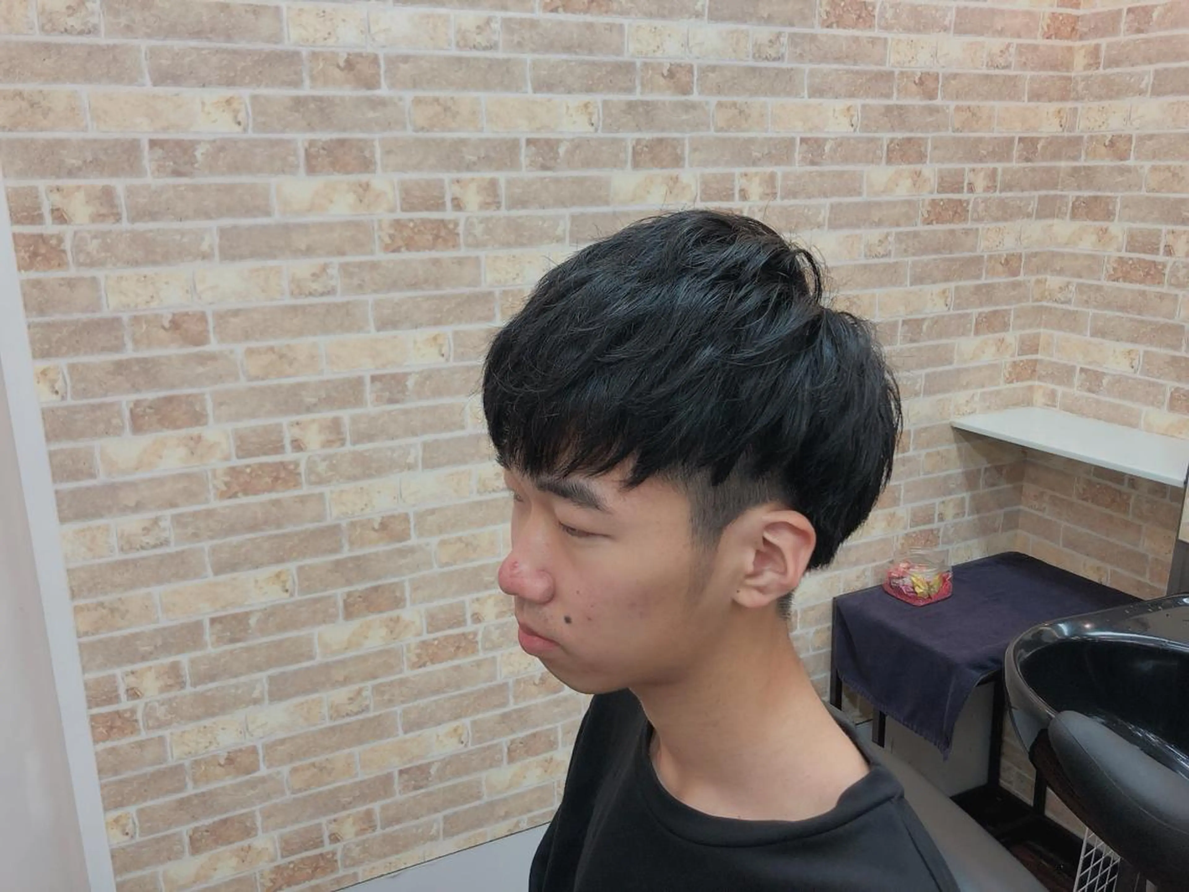 ショート メンズ マッシュ ツーブロック 山口 拓己のヘアスタイル
