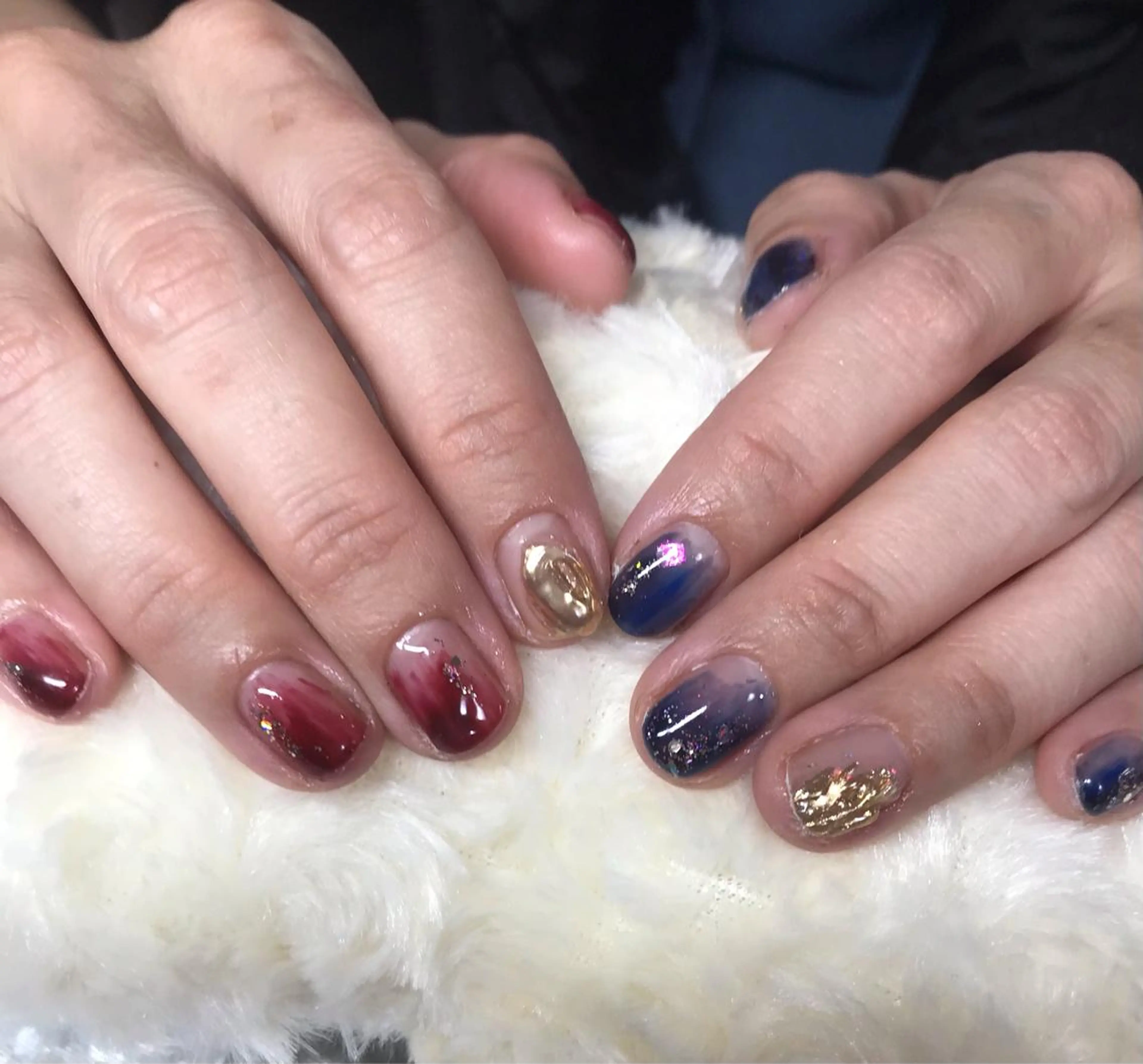 ネイル ニュアンスネイル yu kaのネイルデザイン