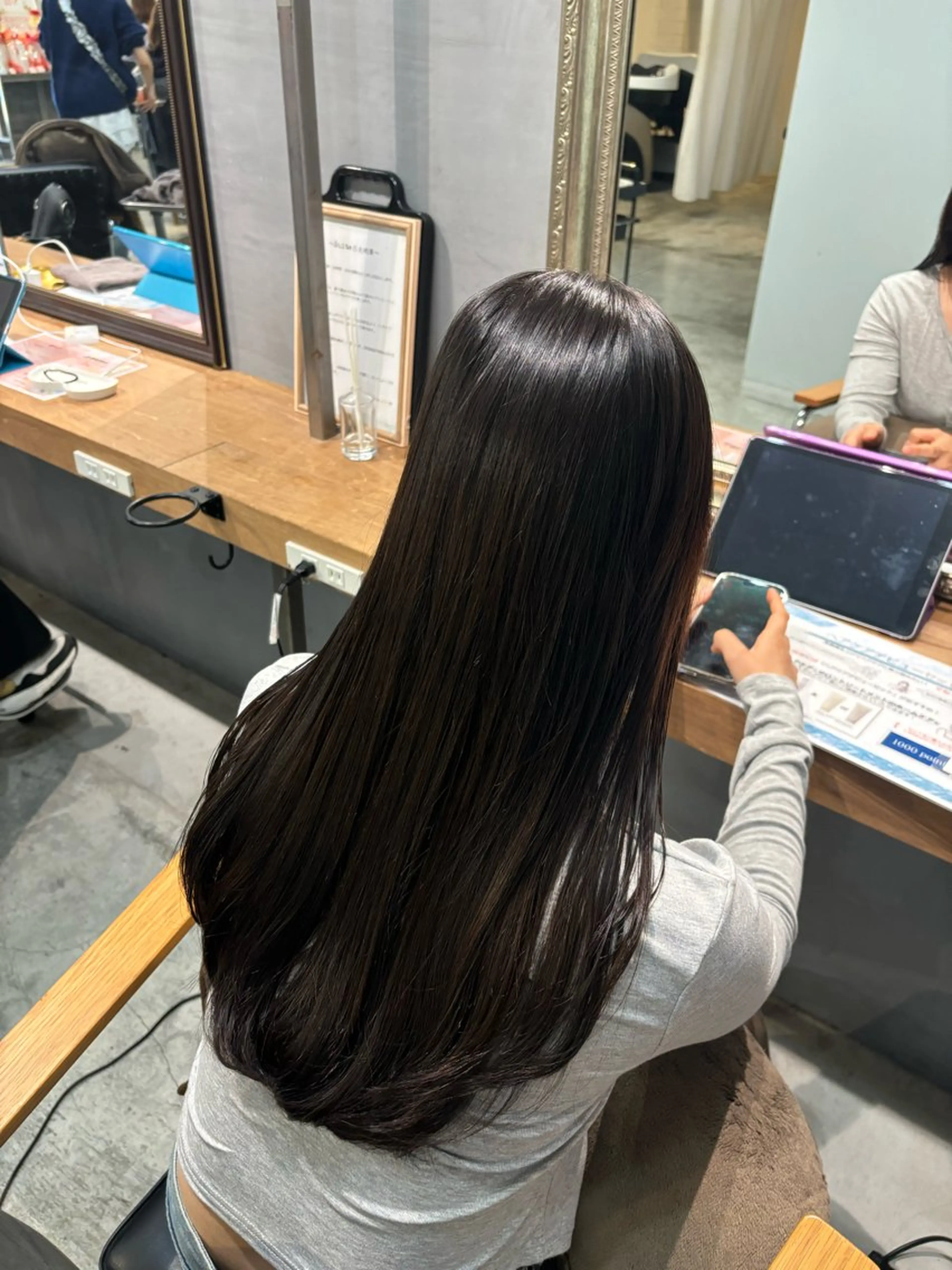 【初回限定】(ブリーチ履歴あり)カット+髪質改善ストレート+トリートメント🌻の写真