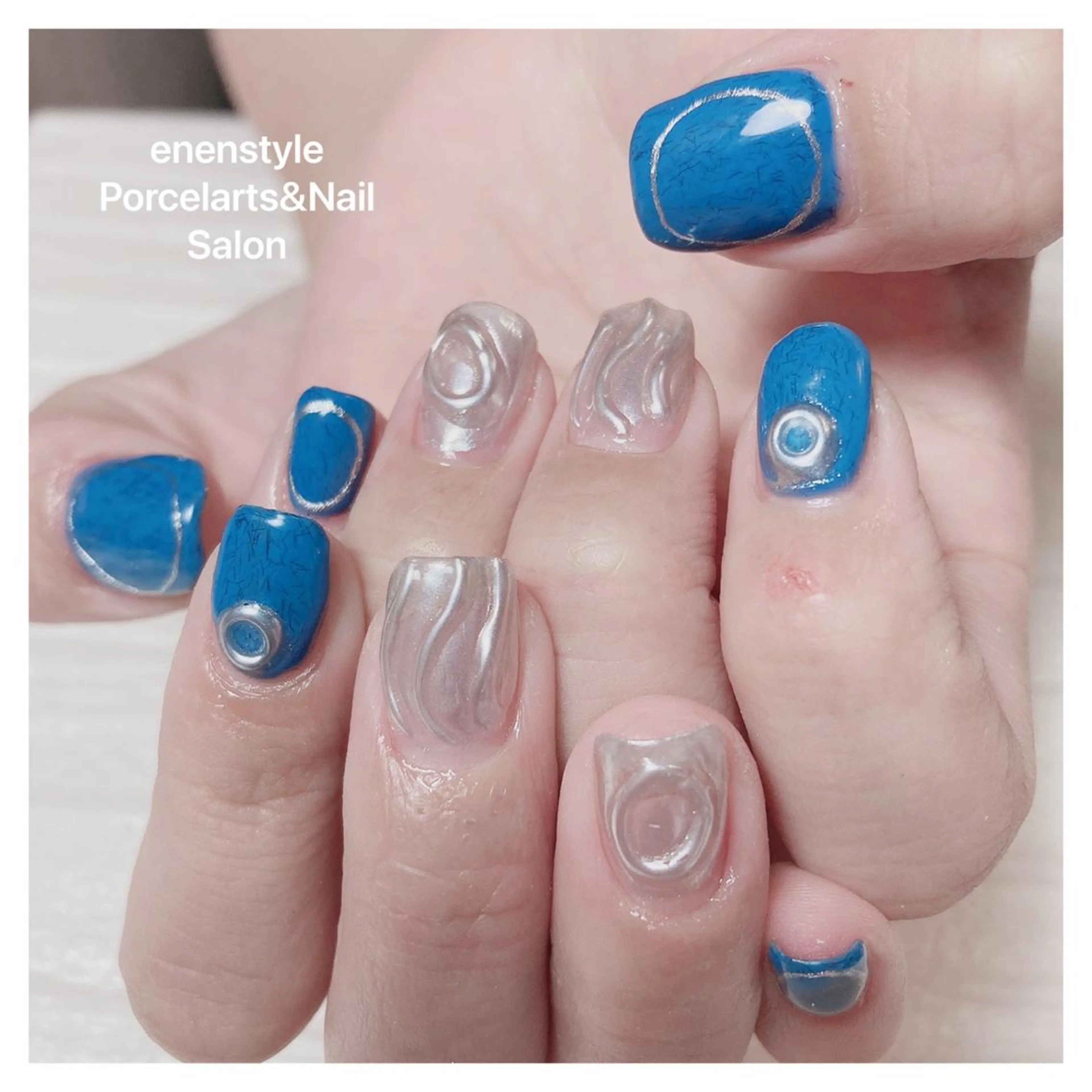 ミディアム ネイル 👑enen style👑のネイルデザイン