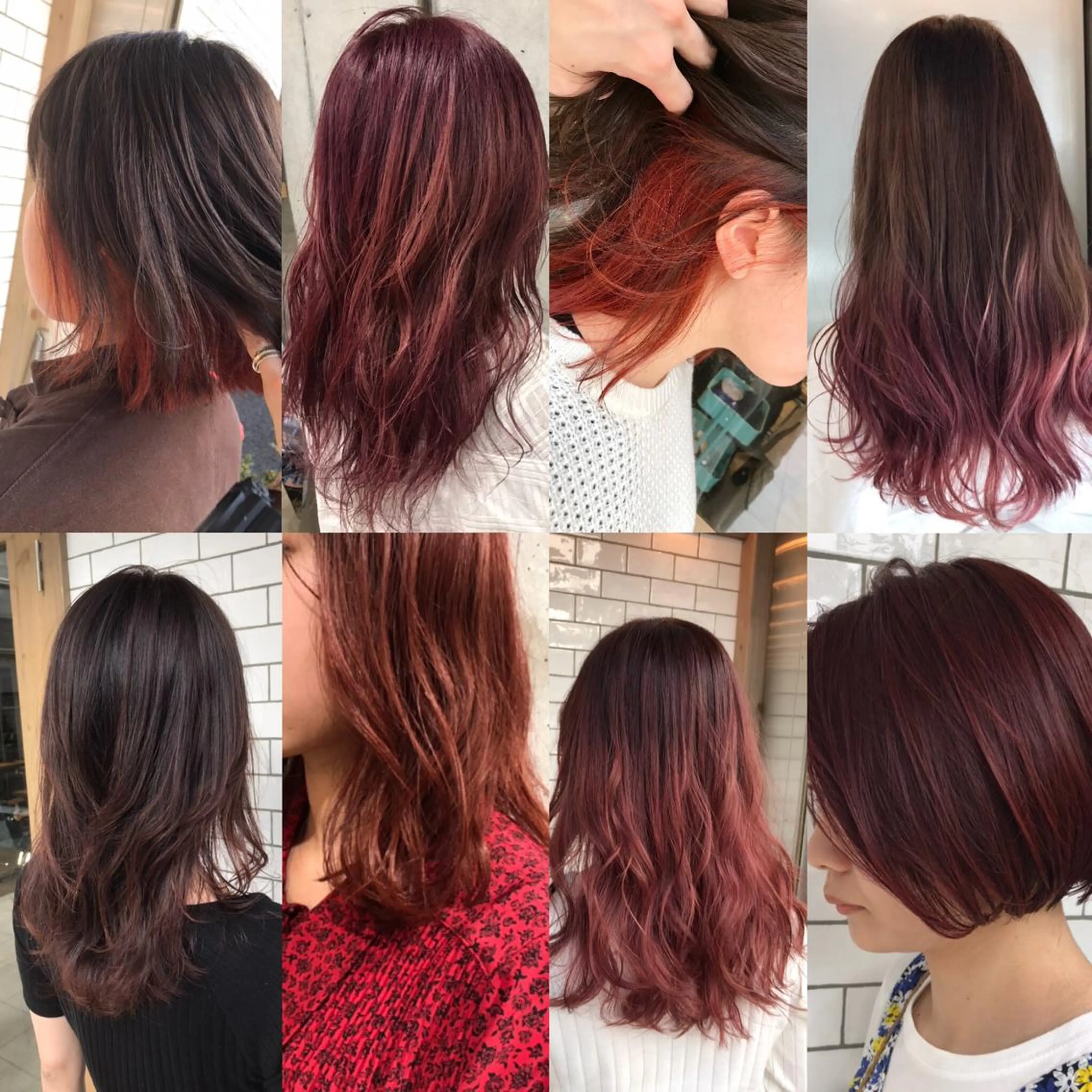 ミディアム カラー デザインカラー インナーカラー 竹嶌 健吾のヘアスタイル