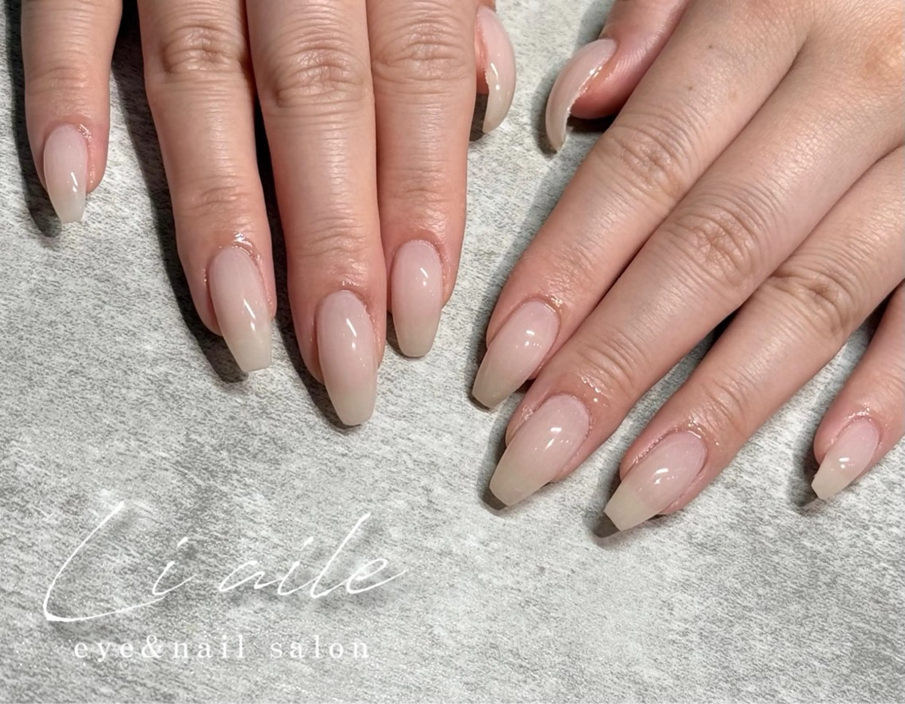 ネイル ワンカラーネイル Li aile yuuka🩰🎀のネイルデザイン