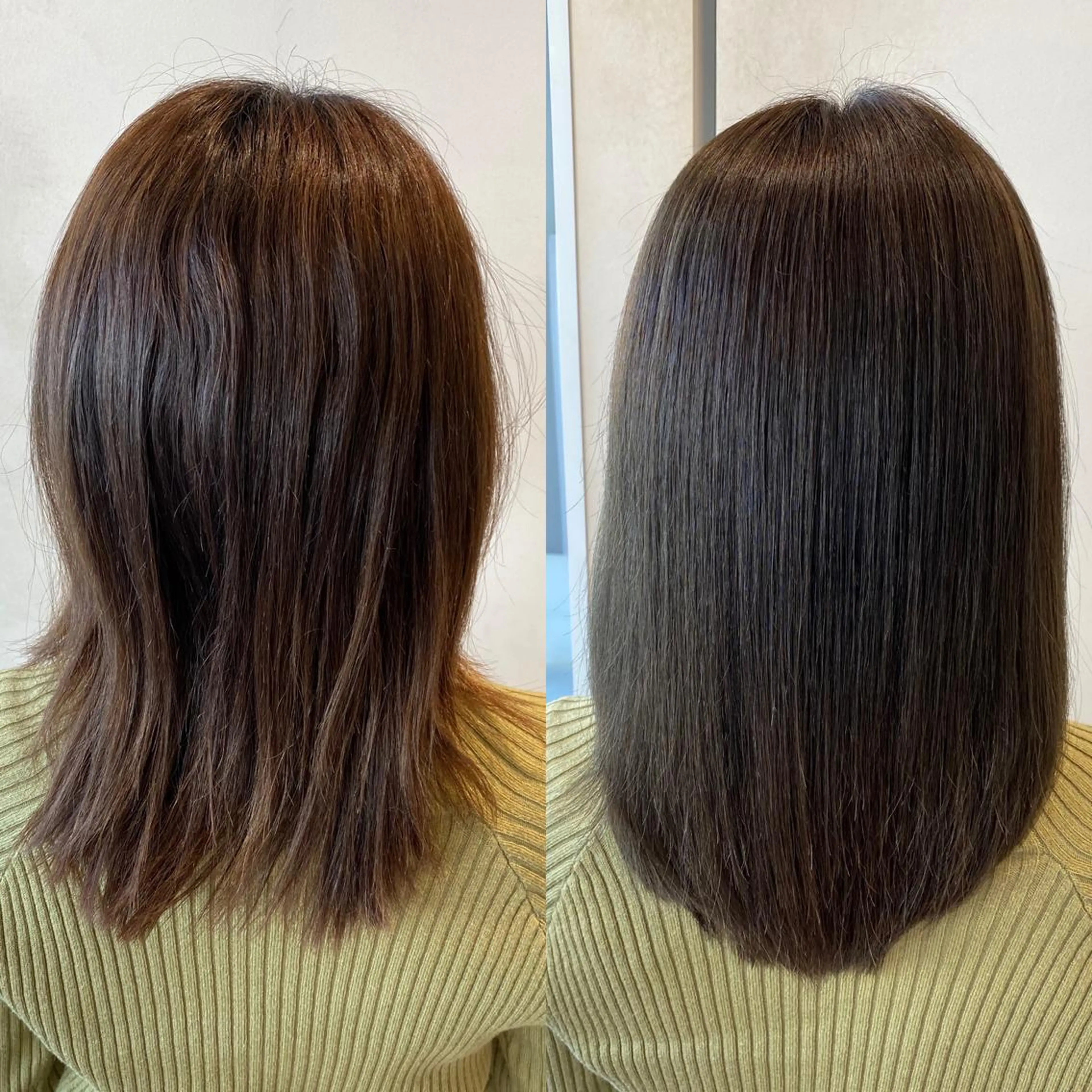 ミディアム 顔まわりカット🌟 くびれヘア/寺門遥輝のヘアスタイル