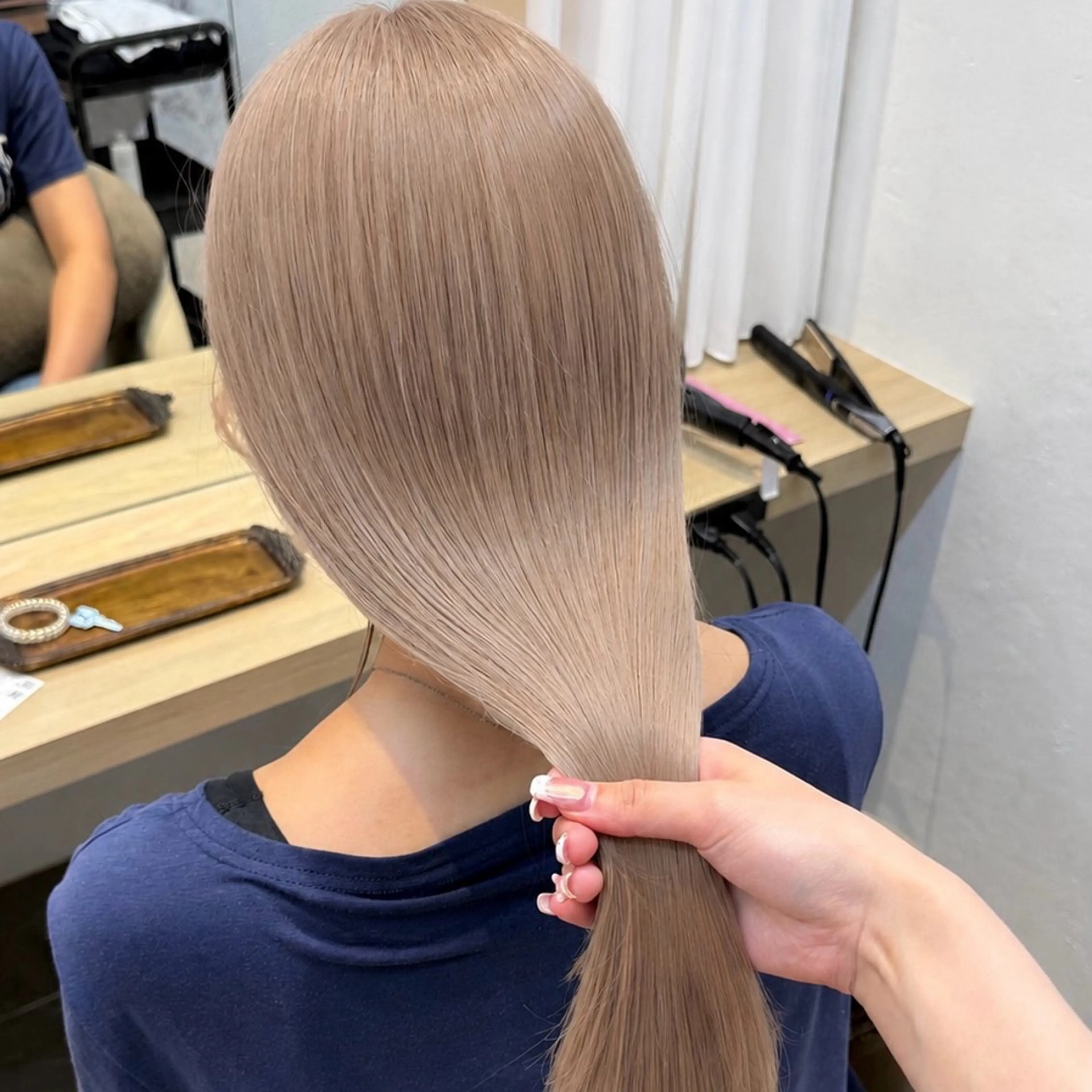 ロング カラー カット ヘアカラー トリートメント 柔らかいcolor ￤韓国￤🩰マユ🩰のヘアスタイル