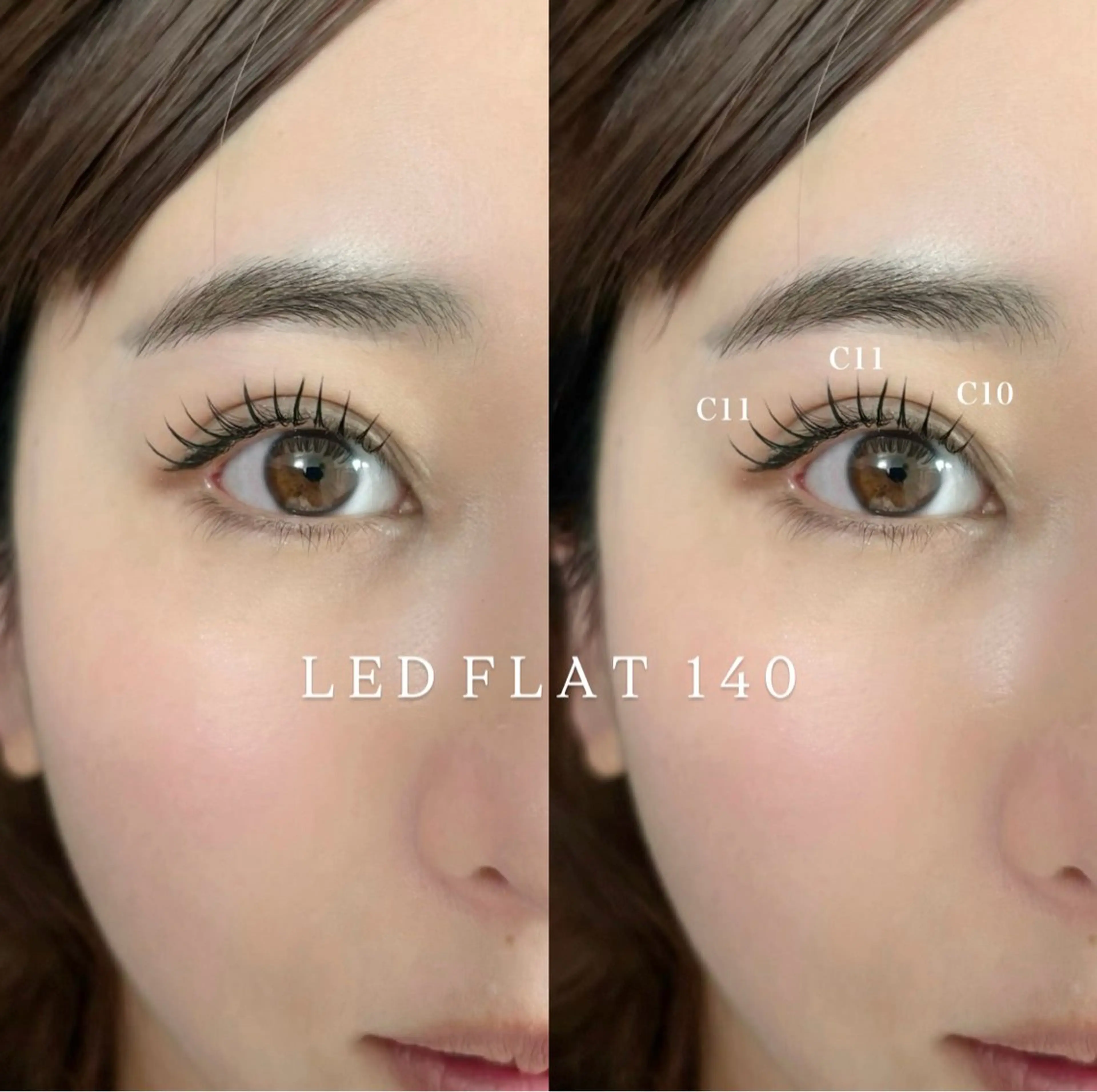 マツエク・マツパ バインドロック 束感まつ毛 フラットラッシュ 韓国風マツエク 天王寺シャルモン misakiのマツエク・マツパデザイン