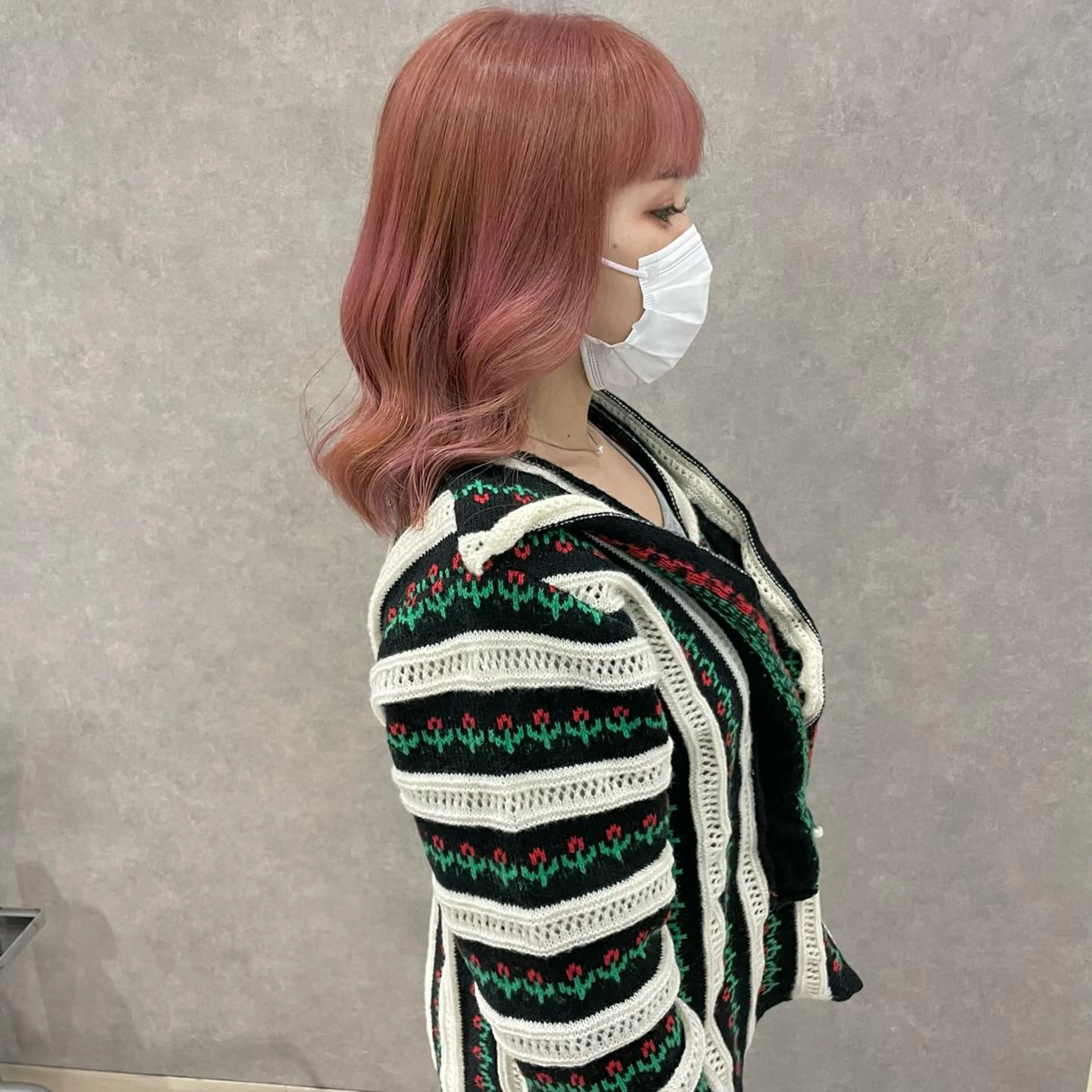 ミディアム カラー はちすか るかのヘアスタイル