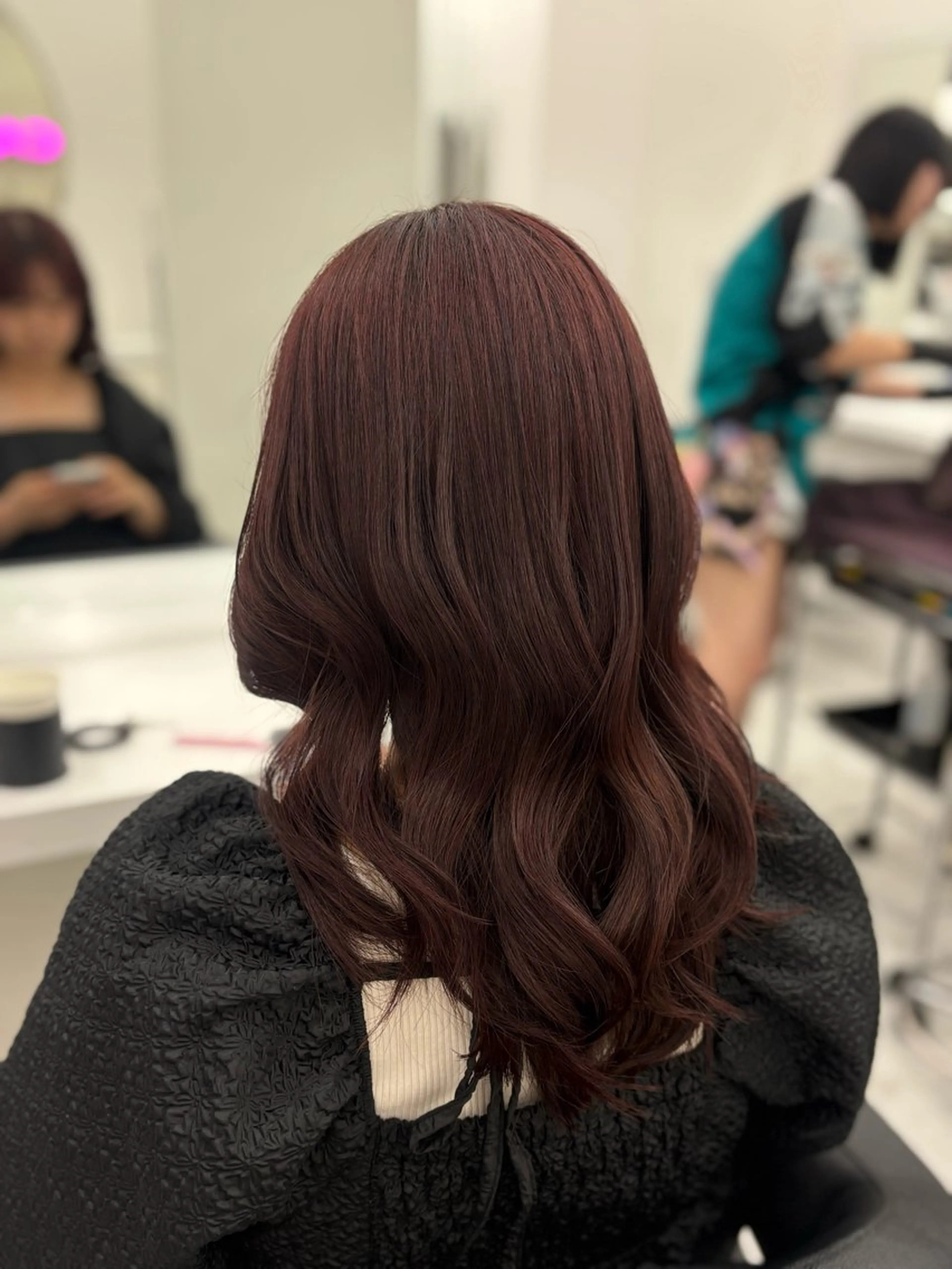 カラー カット ヘアカラー かわいい艶髪🤍 れいな🤍のヘアスタイル