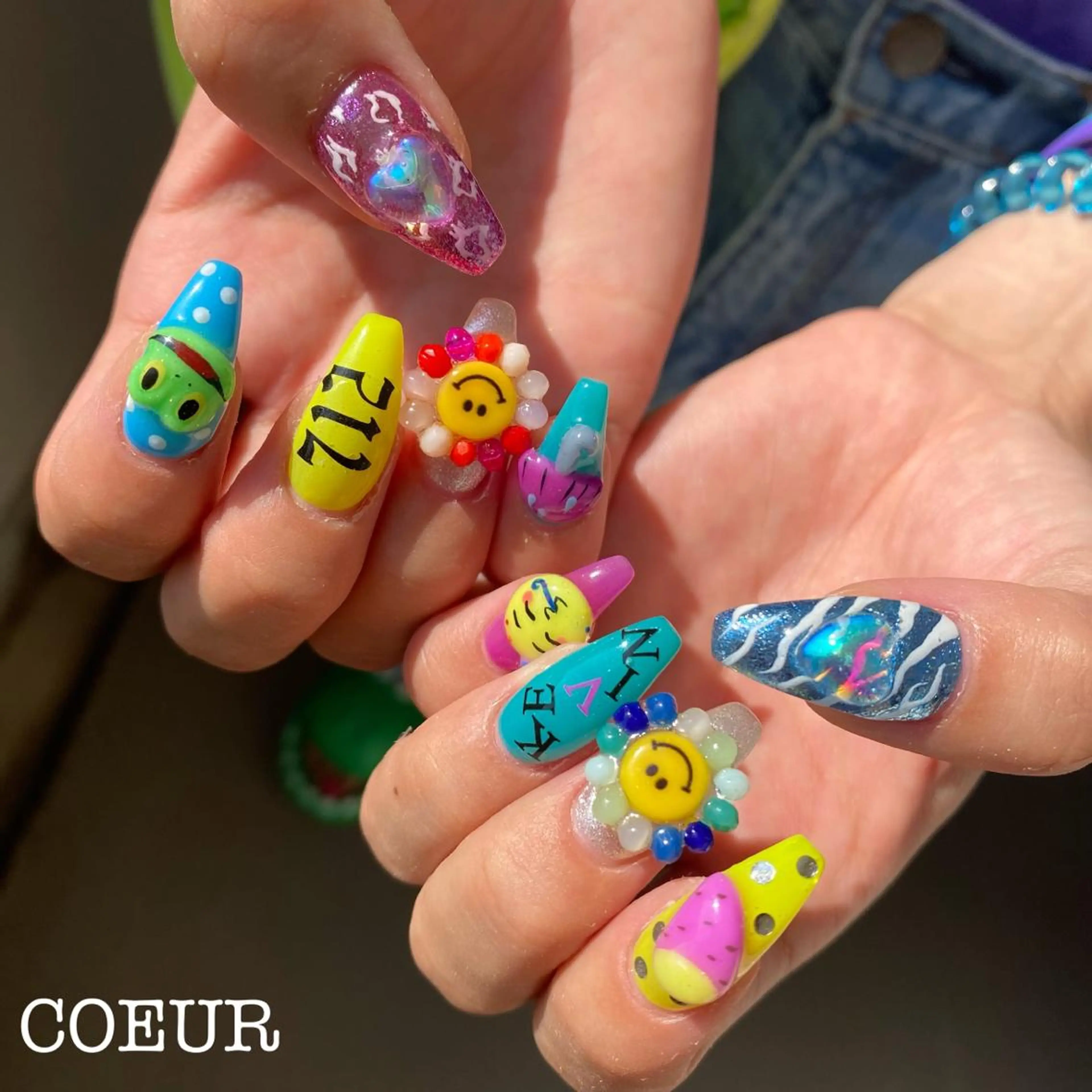 ネイル ハンドネイル COEUR✴︎ yukikaのネイルデザイン