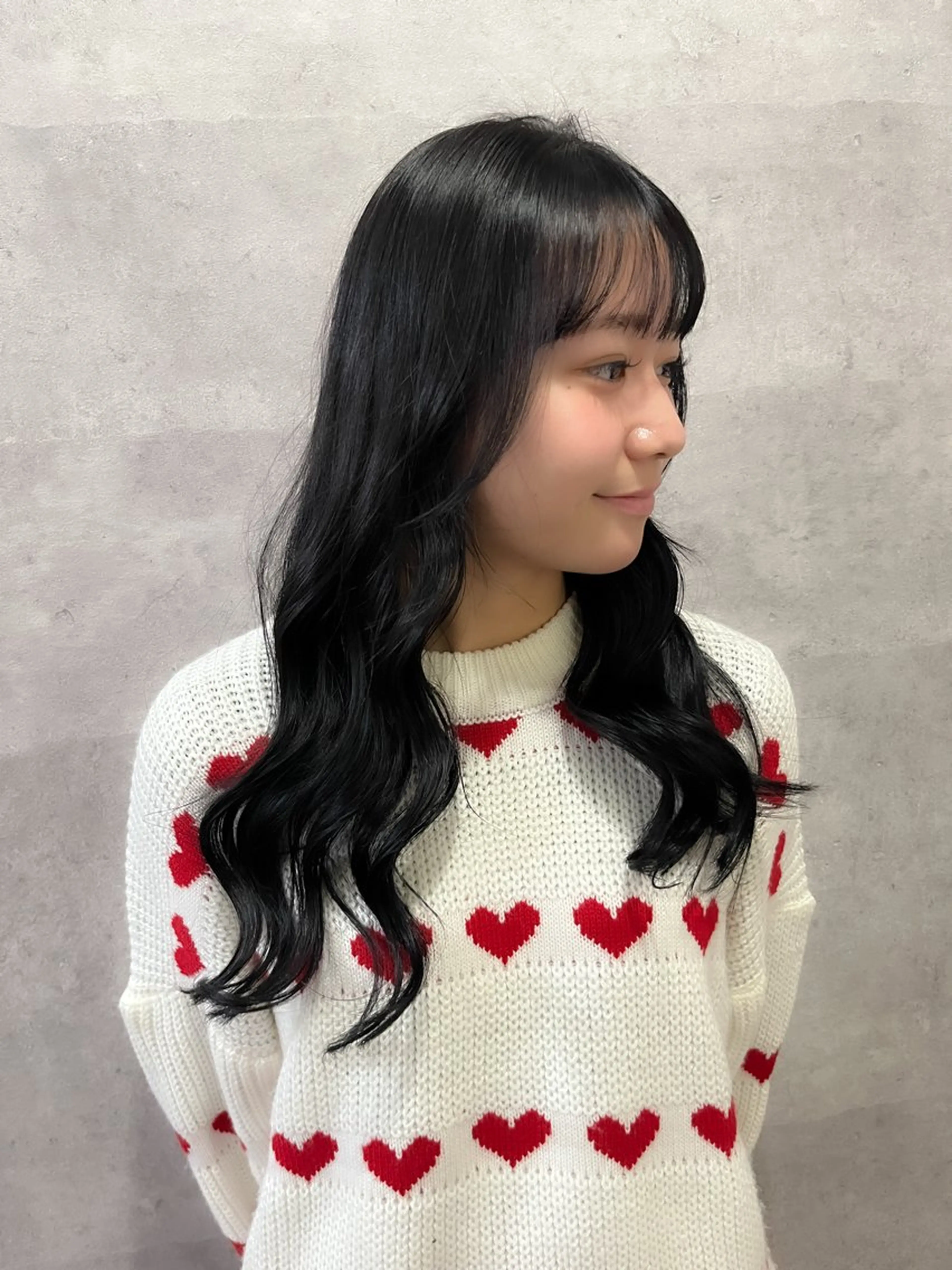 セミロング カラー ヘアカラー トリートメント Grow by NYNY 坂本 理輝のヘアスタイル