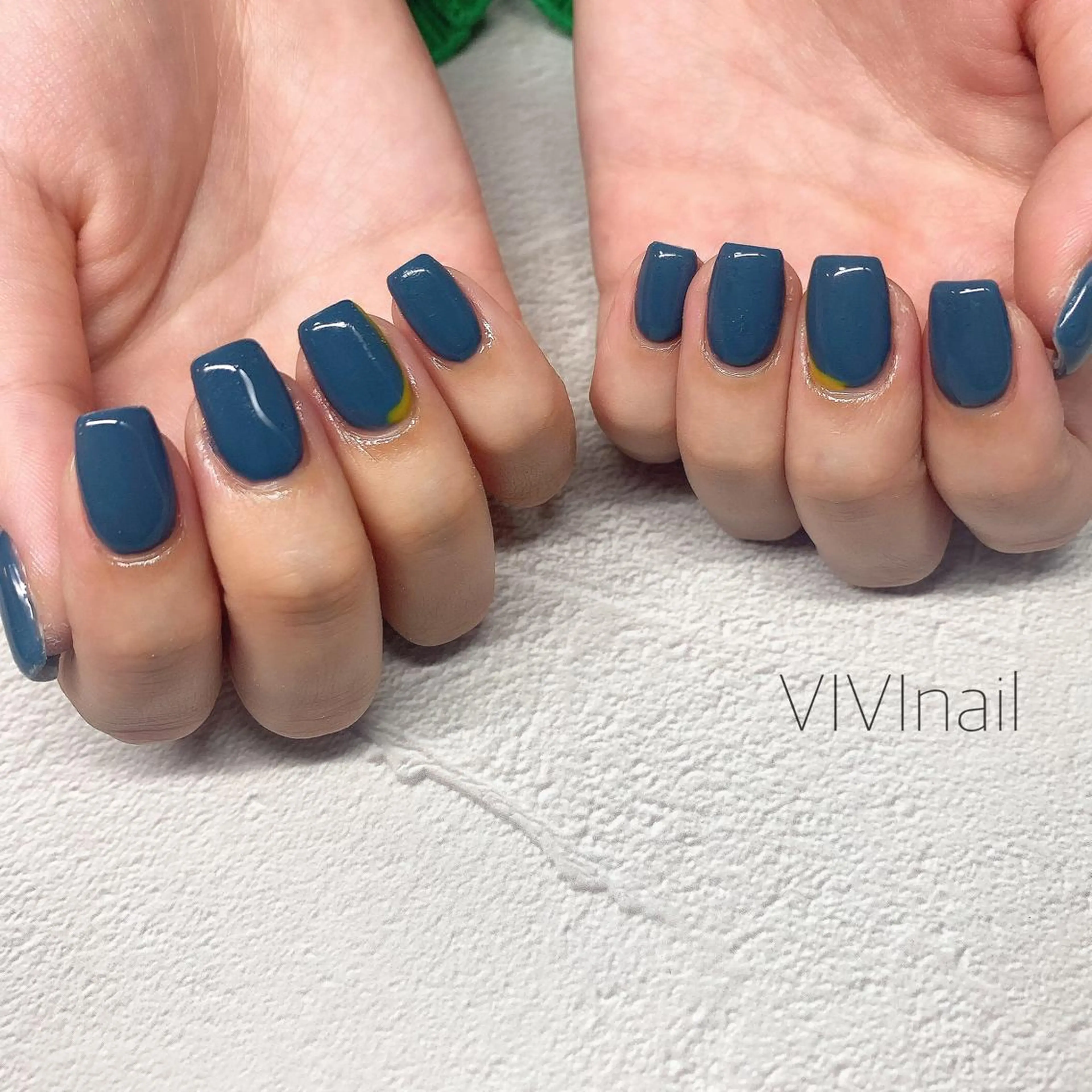 ネイル ショートネイル スクエアネイル ハンドネイル vivi nailのネイルデザイン