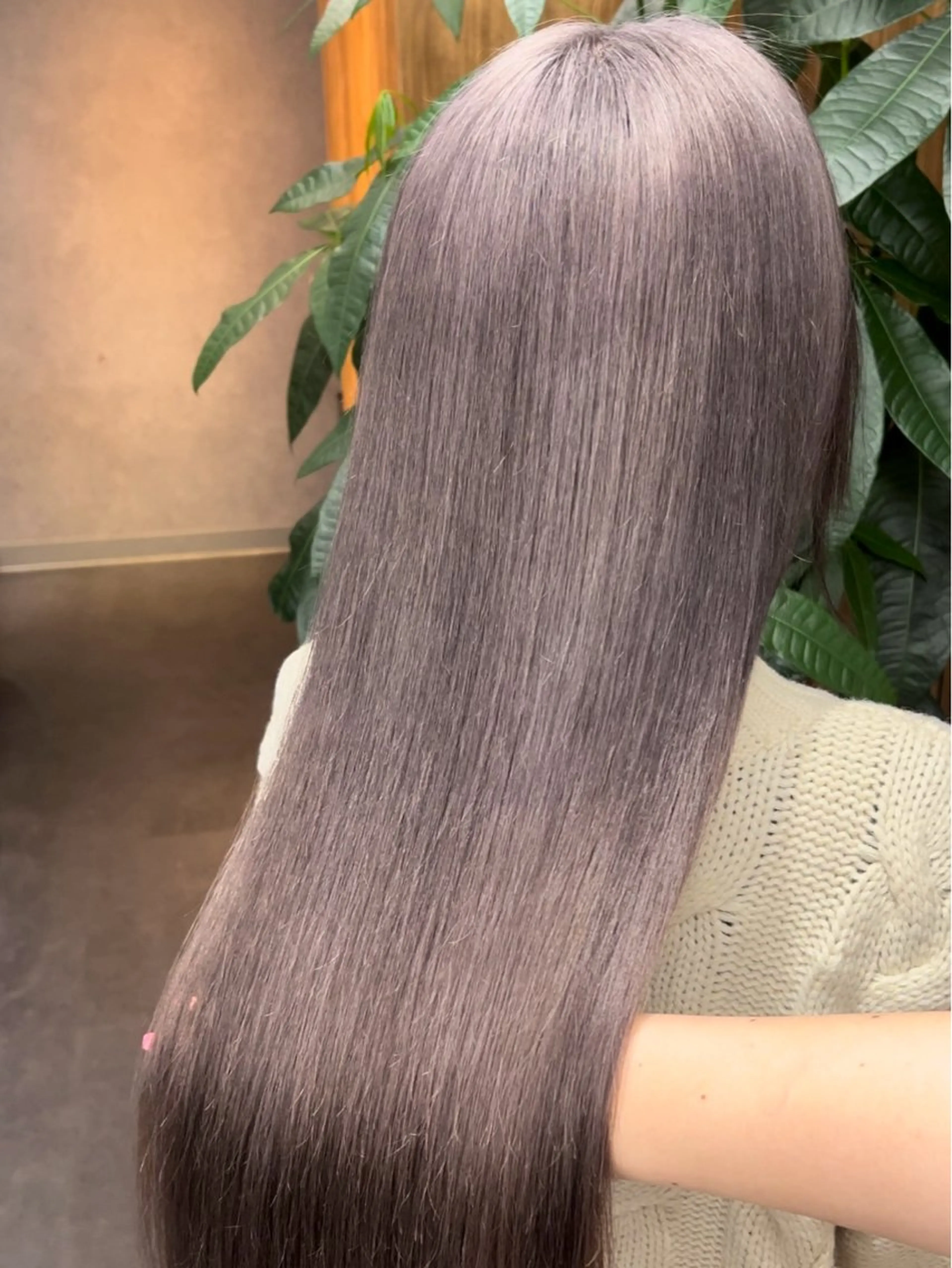 ロング カラー ブリーチ 透明感カラー デザインカラー ダブルカラー グレージュ ショート/ウルフ カットモデル募集のヘアスタイル