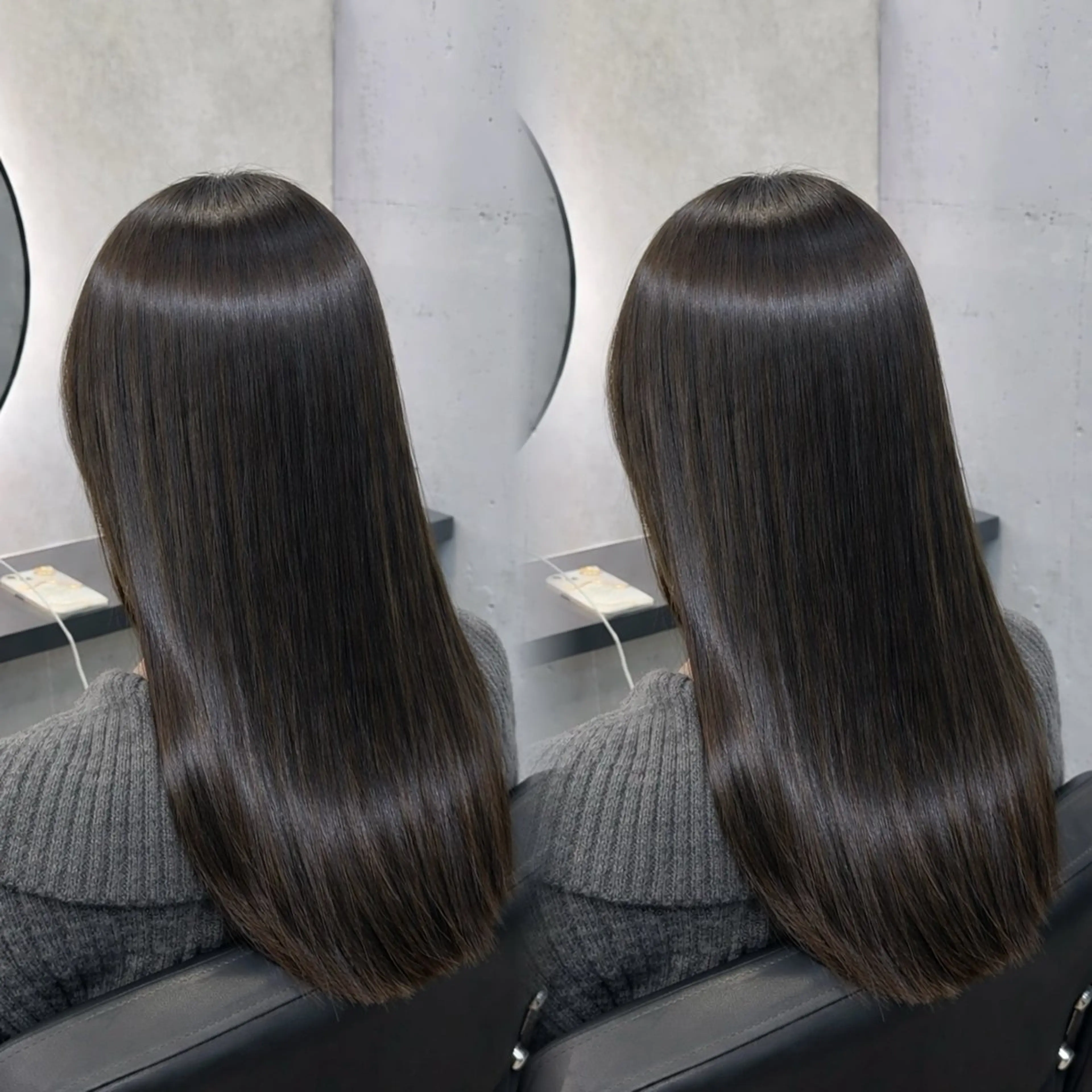 ロング カラー ヘアアレンジ カット ヘアカラー 縮毛矯正 トリートメント 新宿 /髪質改善/ 縮毛矯正/ヒュウガのヘアスタイル