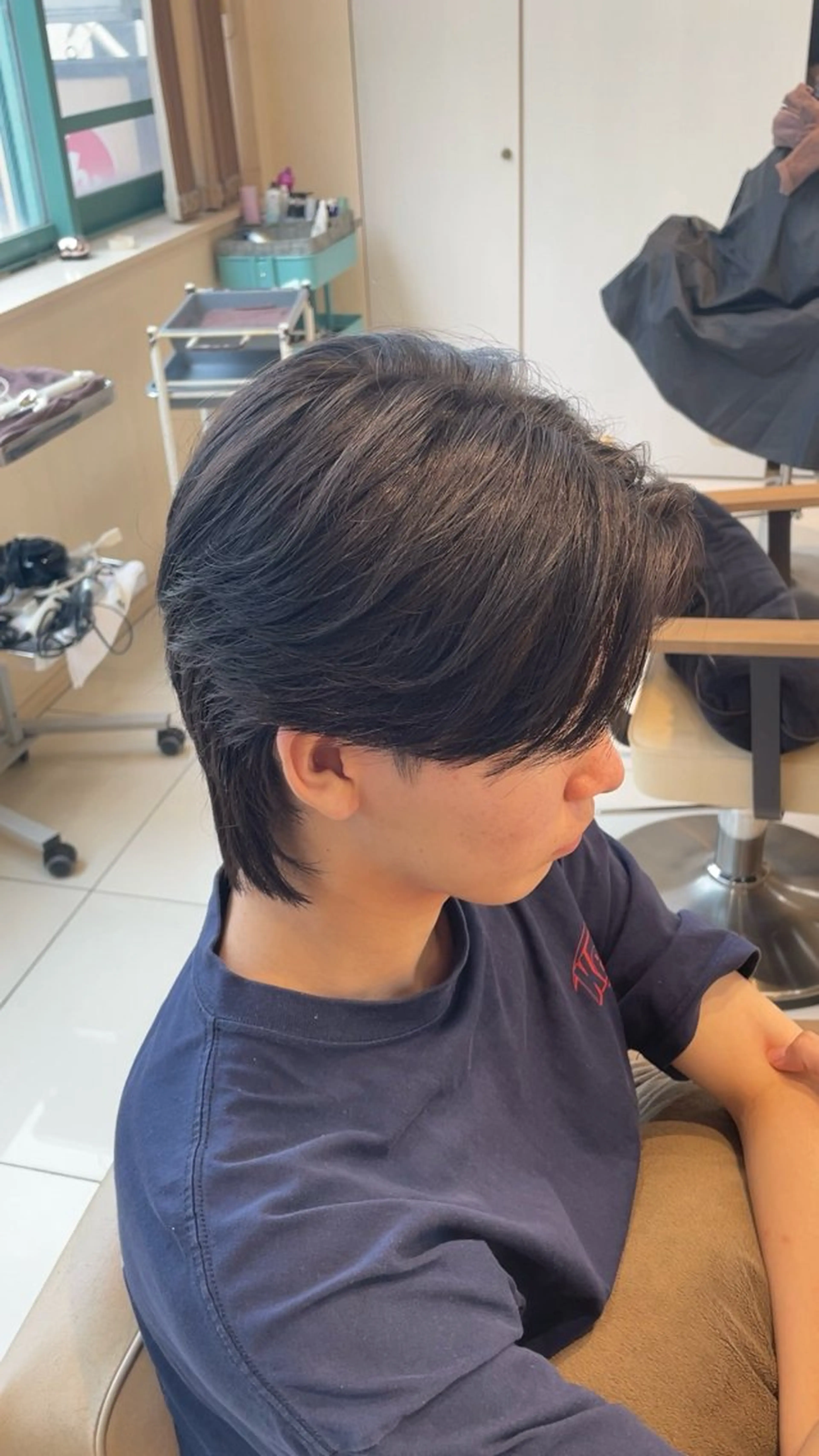 ミディアム パーマ メンズ カット 縮毛矯正 本厚木｜縮毛矯正/ 髪質改善/専門サロンのヘアスタイル