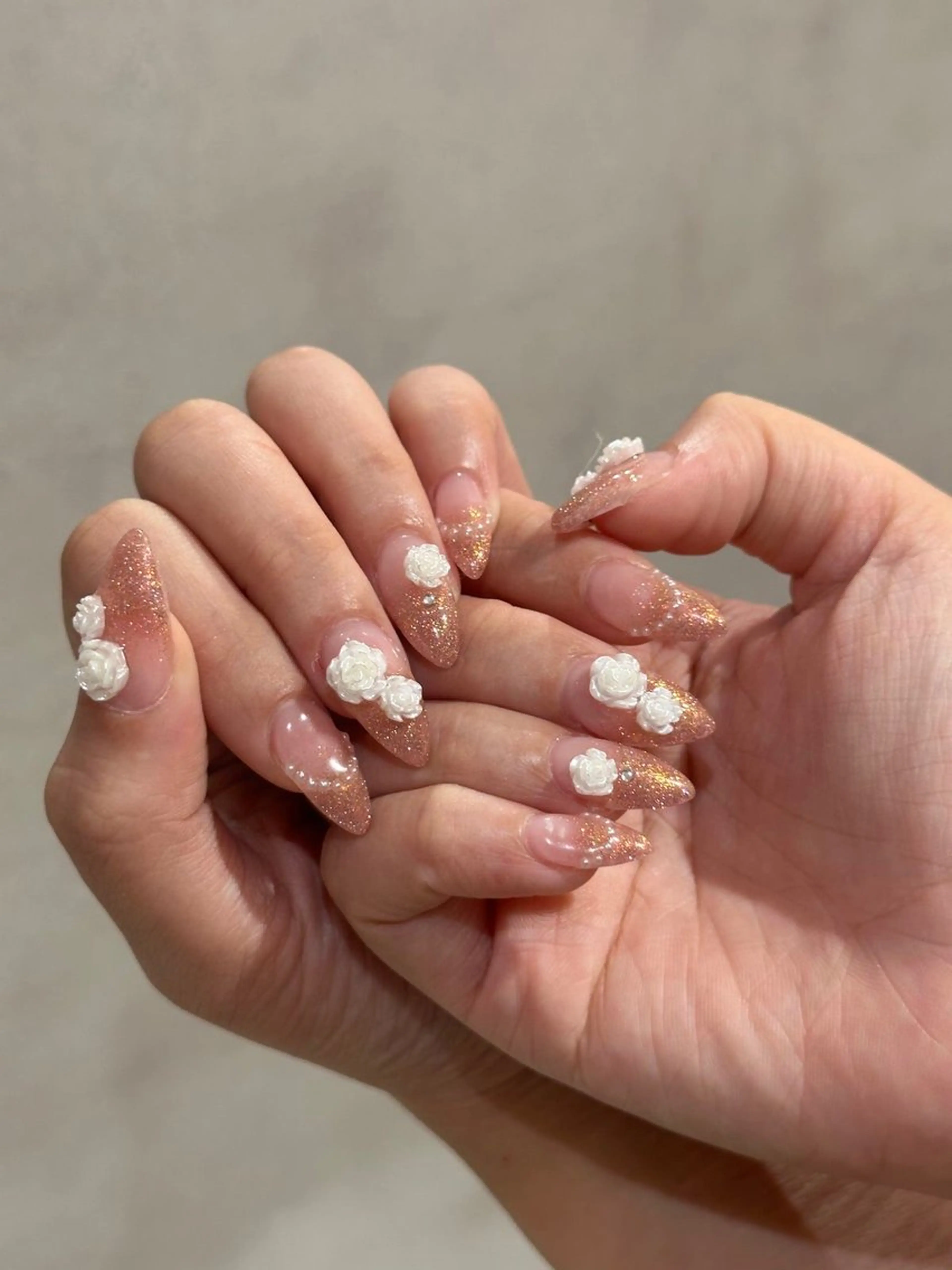 ネイル グラデーション ラメ(グリッター) マグネットネイル ミラーネイル ニュアンスネイル ハンドネイル Lumi de nailsのネイルデザイン