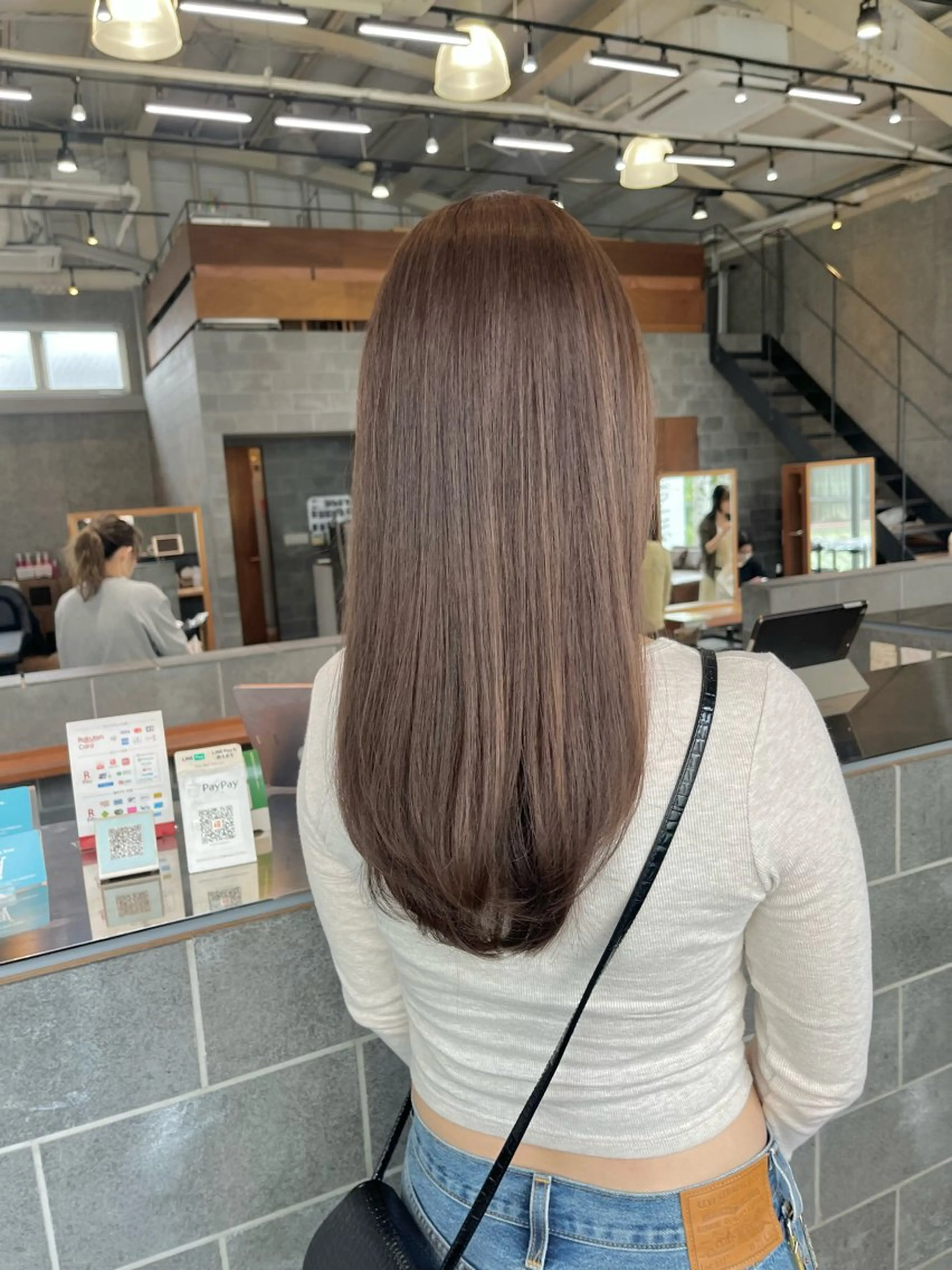 ロング カラー カット トリートメント ヒラノホナミ 🫧透ける艶髪🫧のヘアスタイル