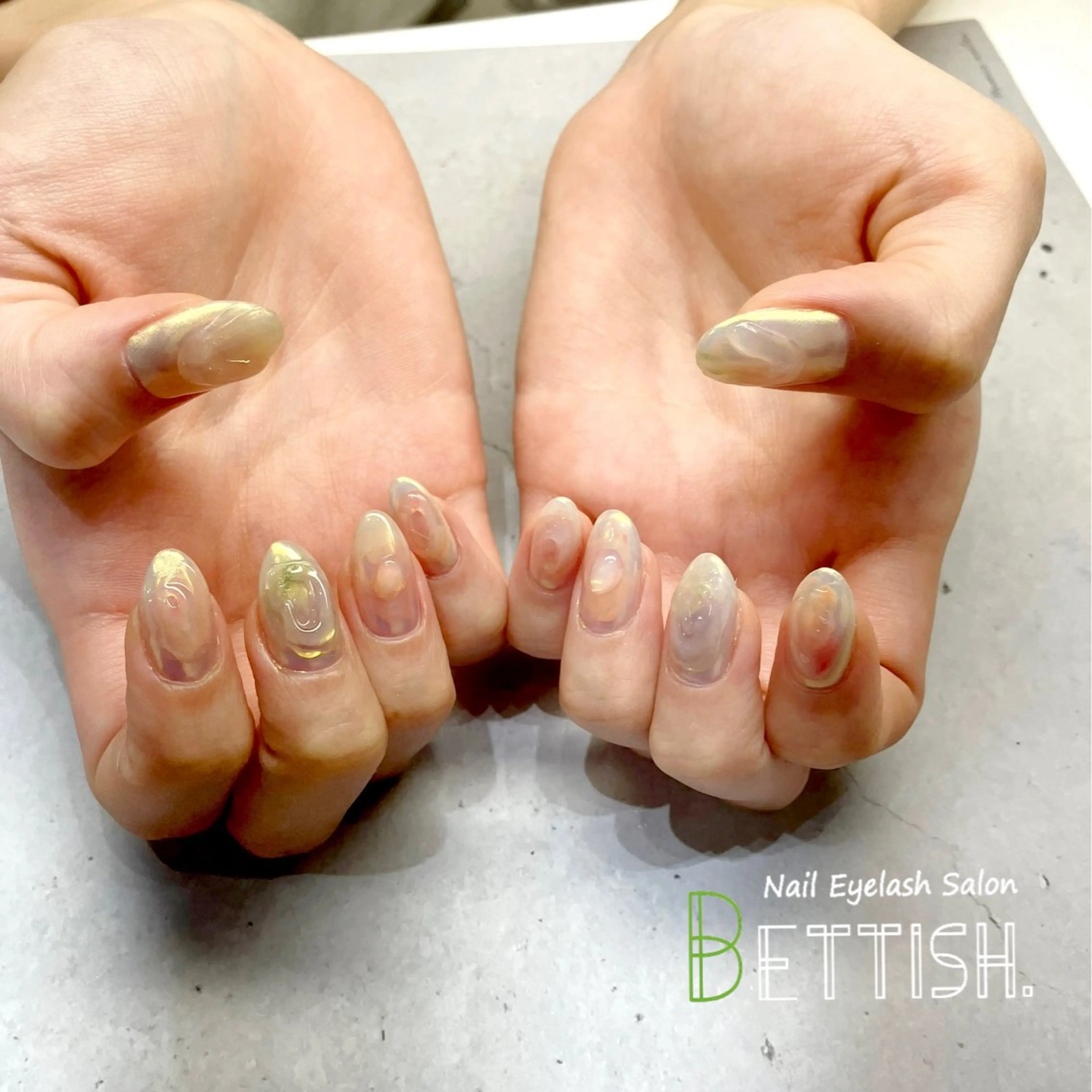 ネイル オーロラネイル BETTISH. KUMIKO☺︎︎のネイルデザイン
