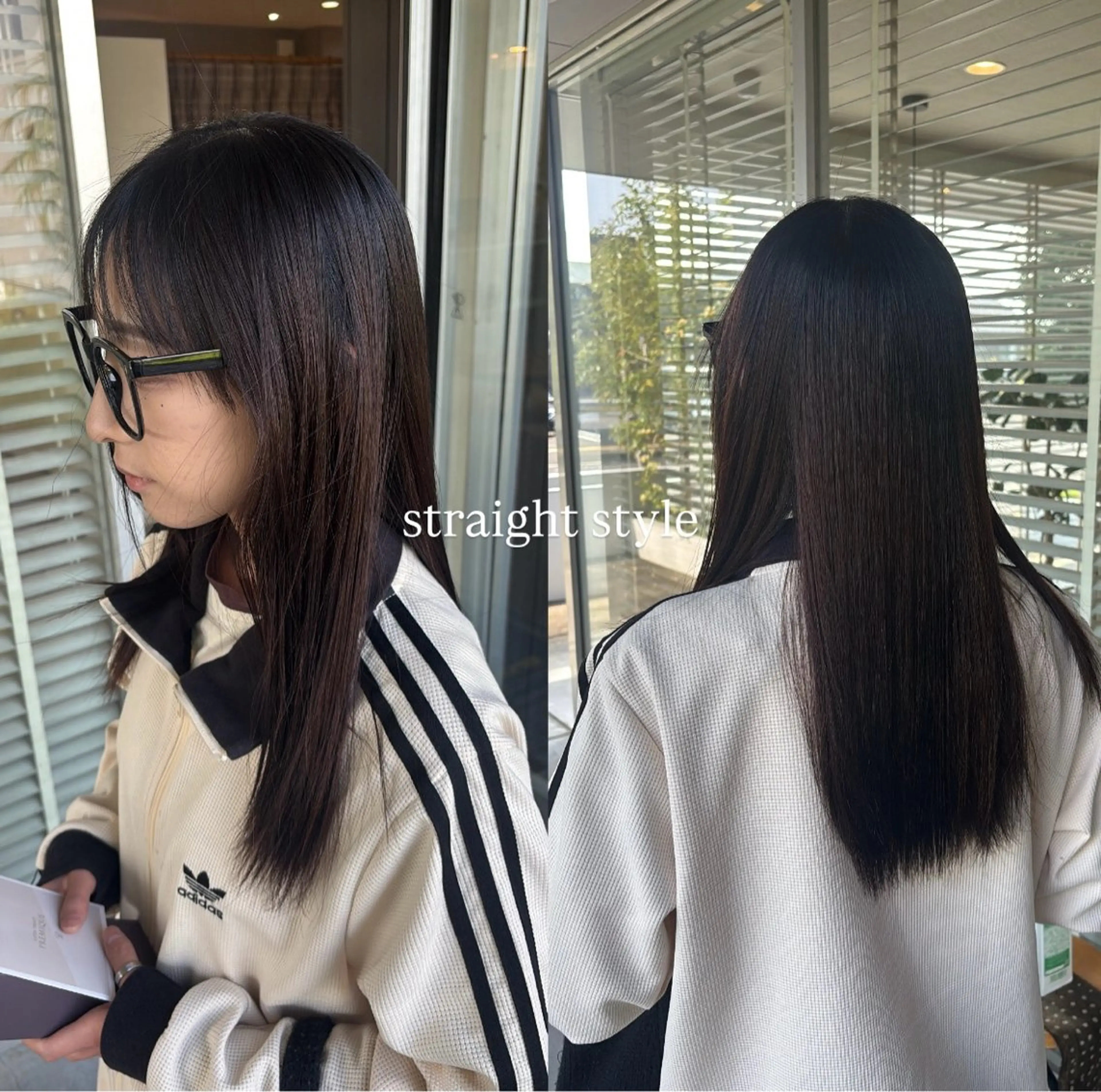 ロング 切りっぱなしボブ 韓国風カラー ボブ 髪質改善 韓国風ヘア 🎧透明感カラー /髪質改善のヘアスタイル