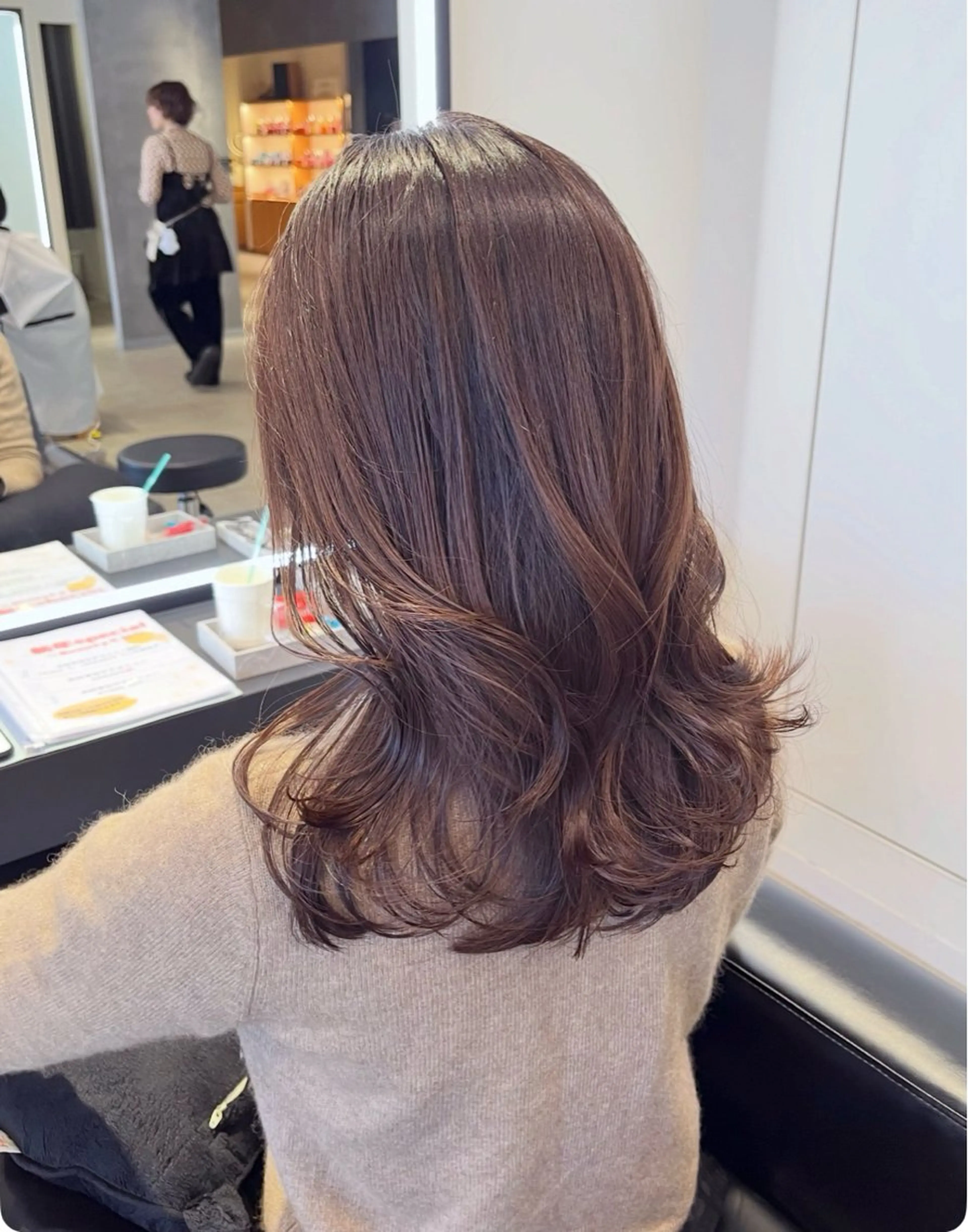 ミディアム 髪質改善 似合わせカット 髪質改善・水素カラー ARIA（ému）のヘアスタイル