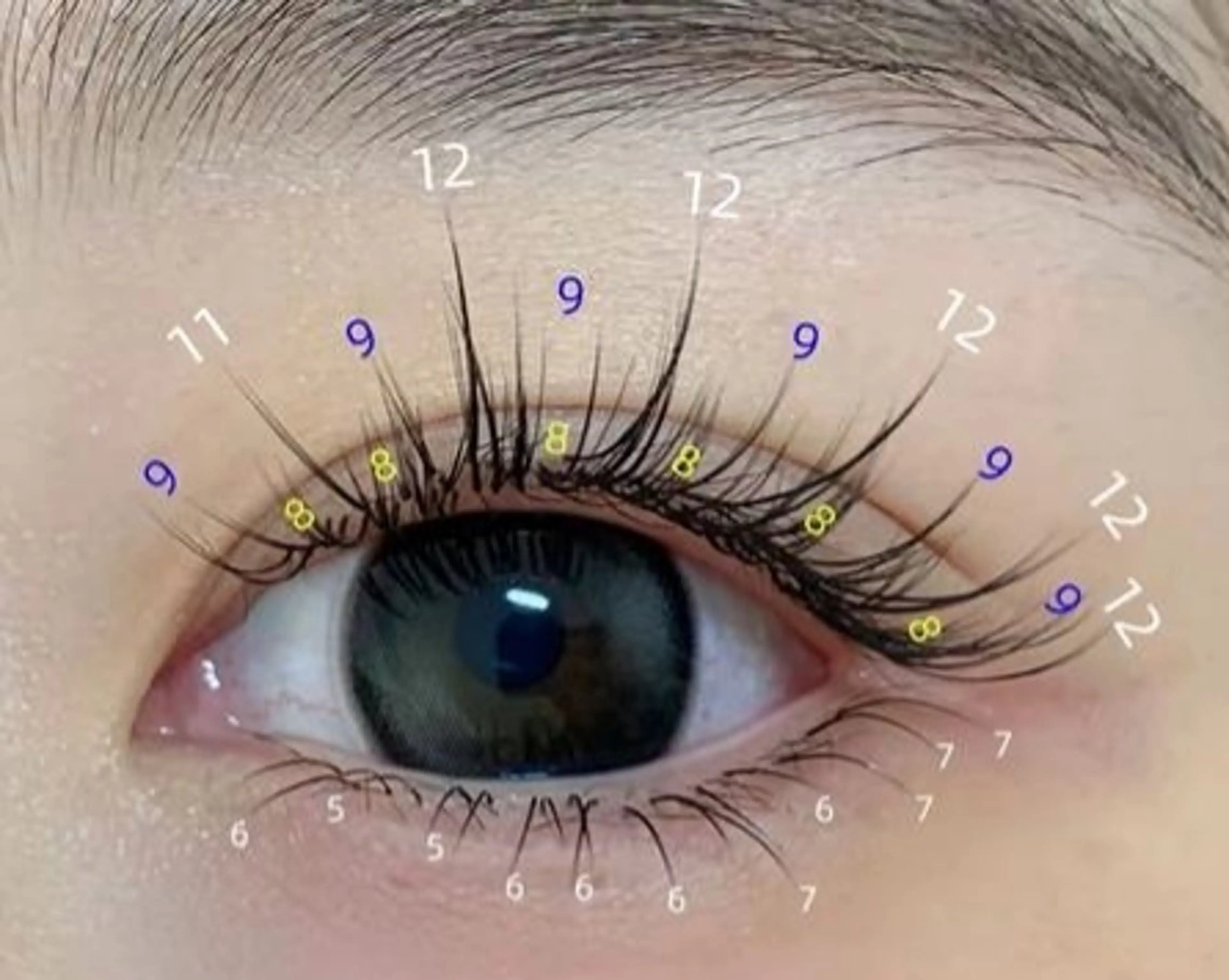 マツエク・マツパ R. Eyeのマツエク・マツパデザイン