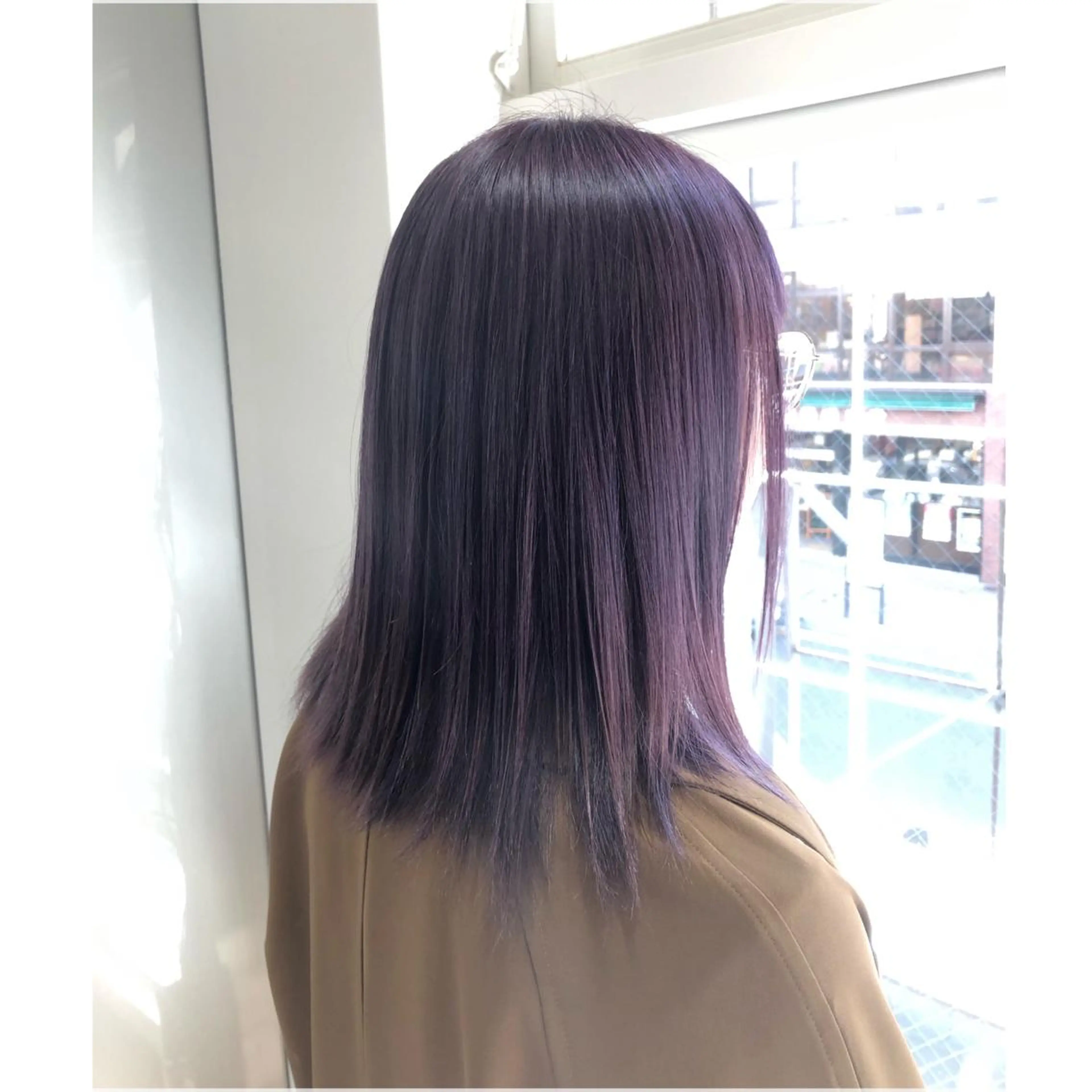 カラー ラベンダーカラー 片桐 大介のヘアスタイル