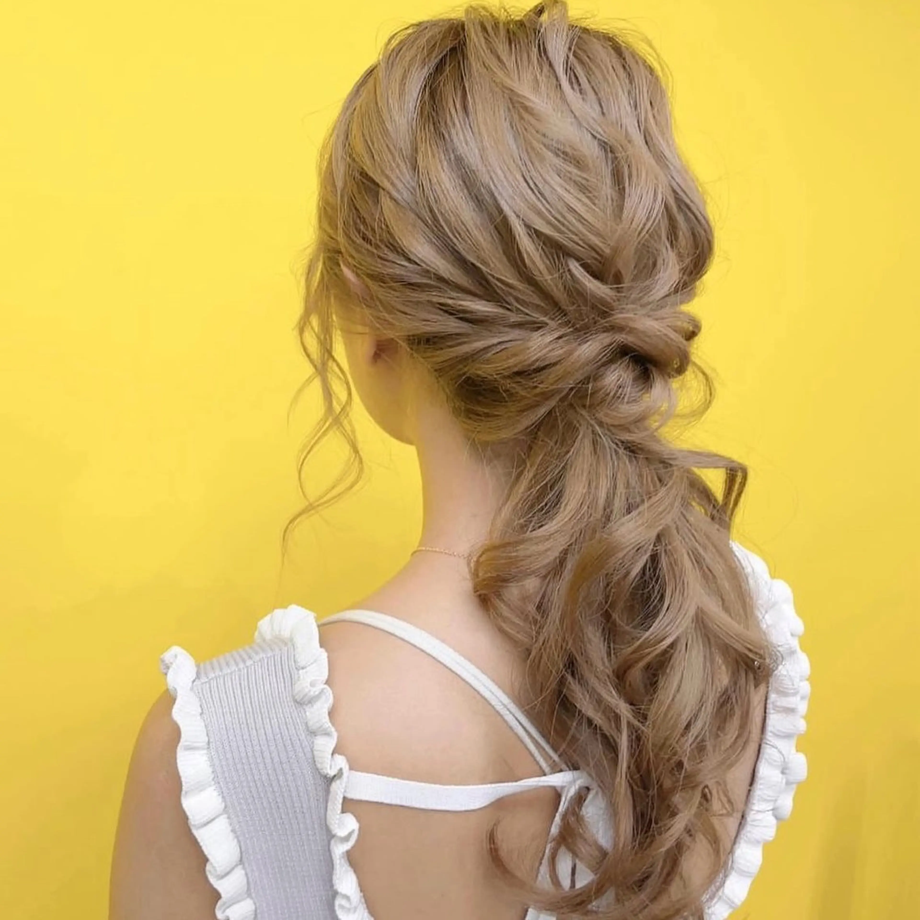 ロング ヘアアレンジ ヘアセット hair make salon m所属・aira𓂃𓈒𓏸 新宿ヘアセット🪽のヘアスタイル