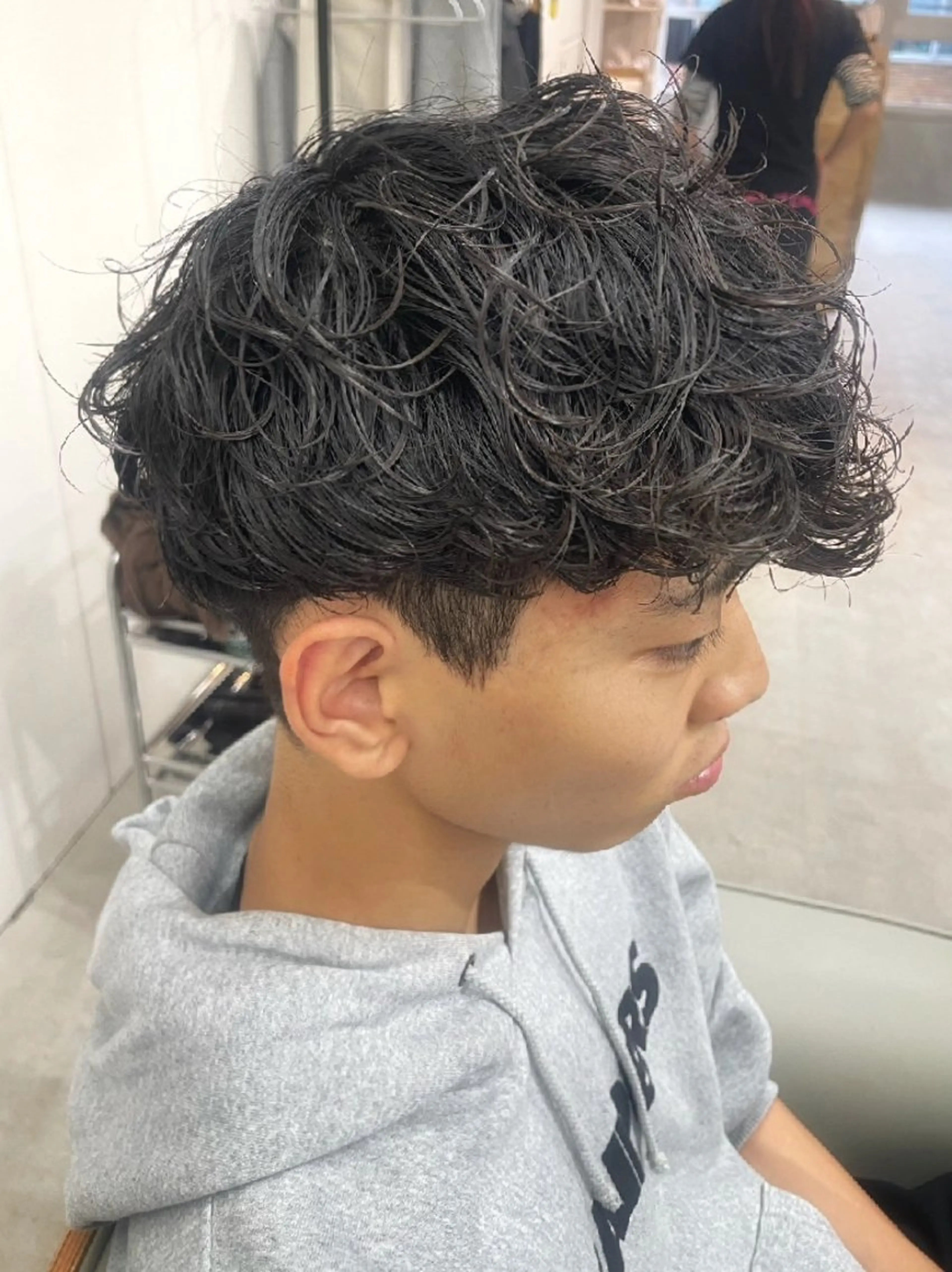 ショート パーマ メンズ カット パーマ JESTER 烏丸御池のヘアスタイル