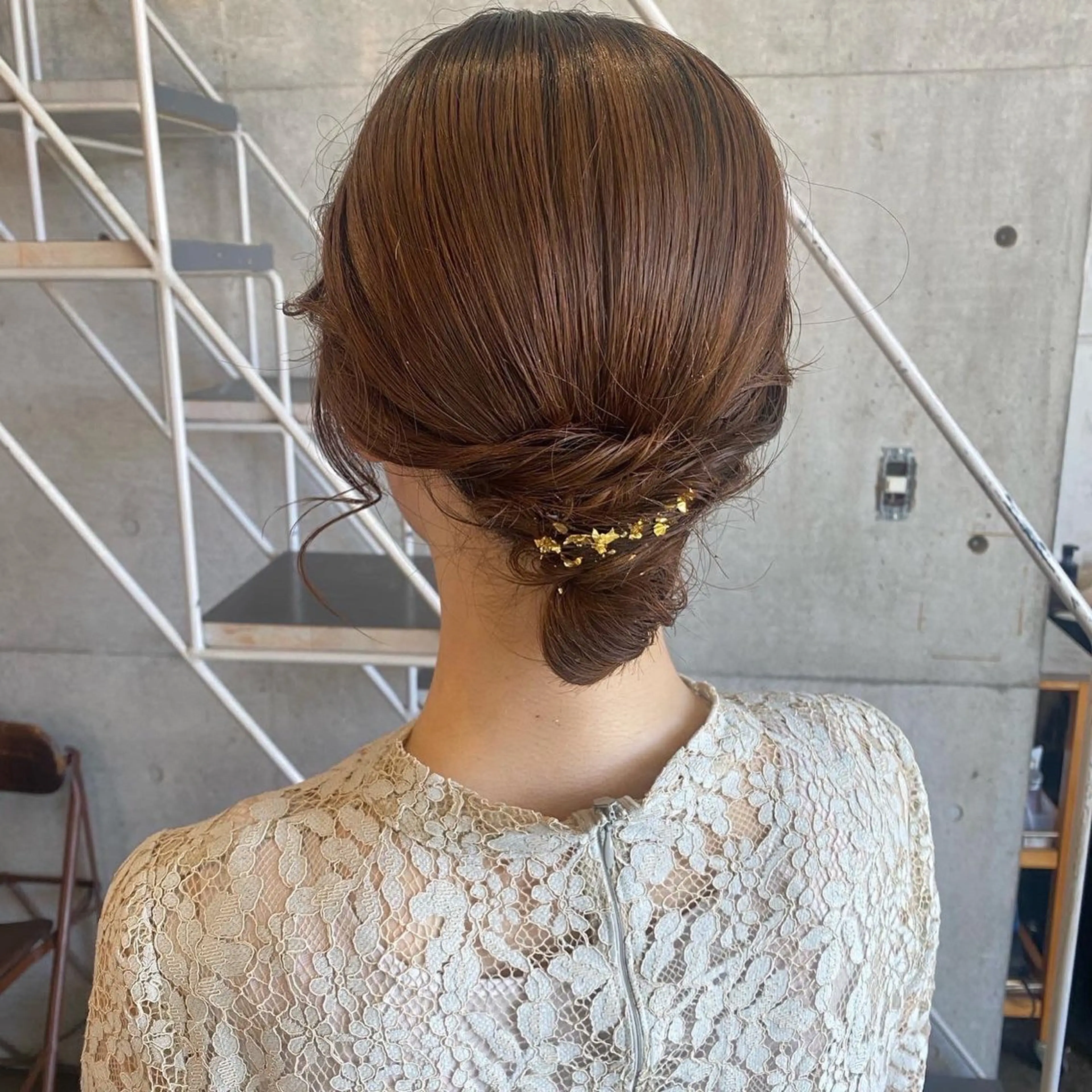 ミディアム カラー パーマ ヘアアレンジ メンズ ヘアセット モリモト サナのヘアスタイル