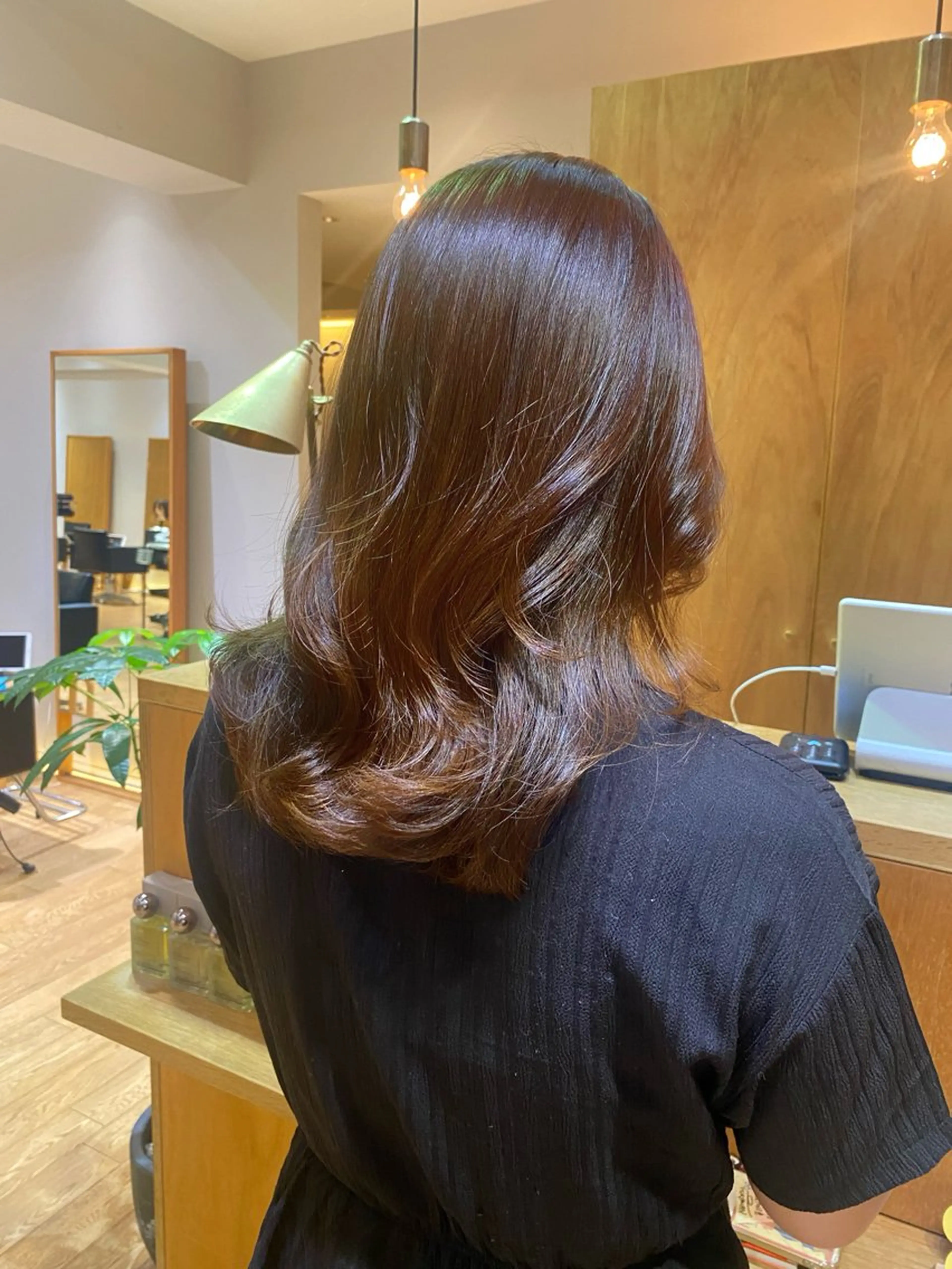 ミディアム カラー 🎗️【ヘアセット 美眉】吉川玲🎗️のヘアスタイル