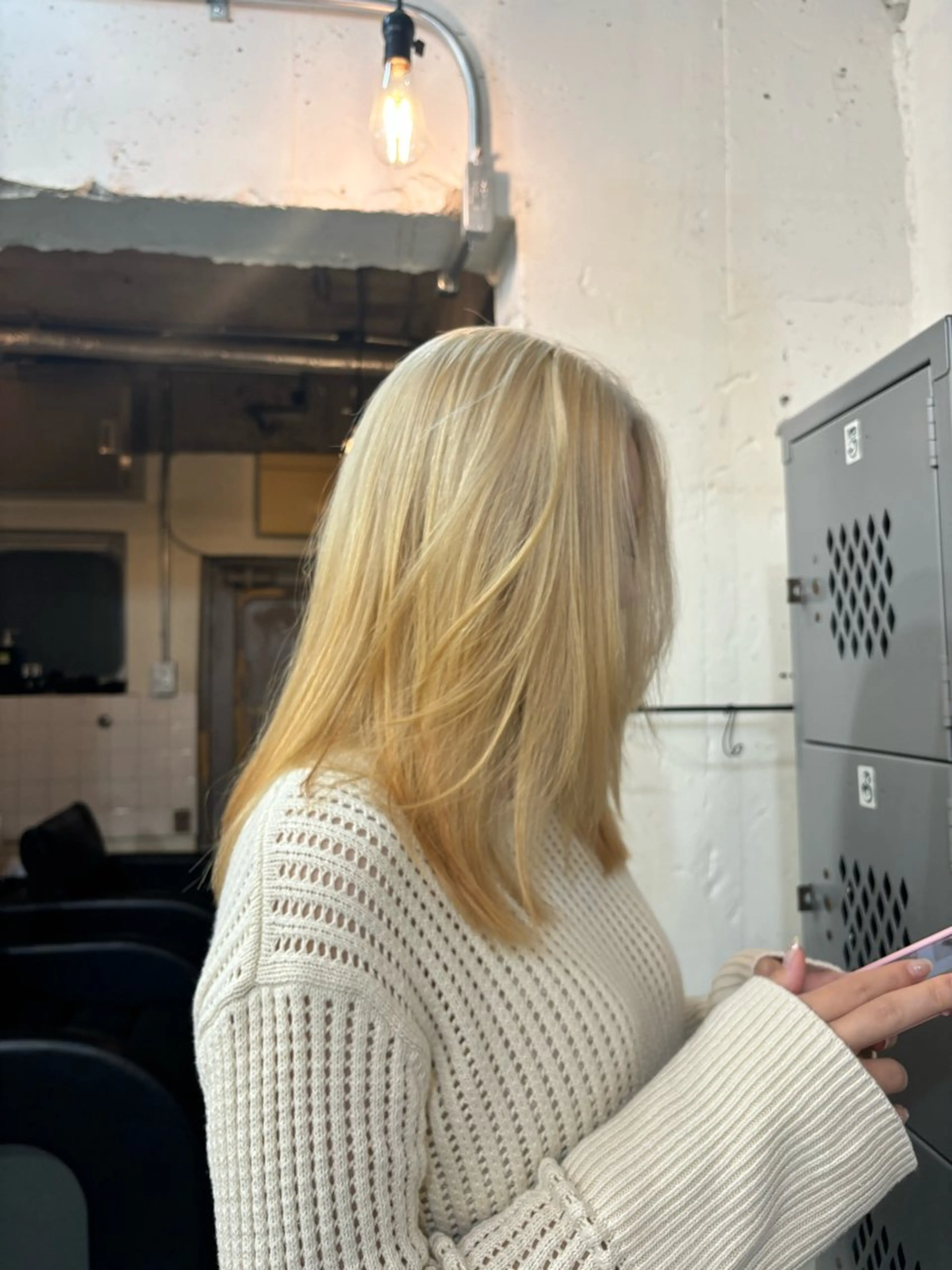 セミロング カラー ブリーチ ブロンド グラデーションカラー ヘアカラー トリートメント kaze代官山 🪽kanameのヘアスタイル