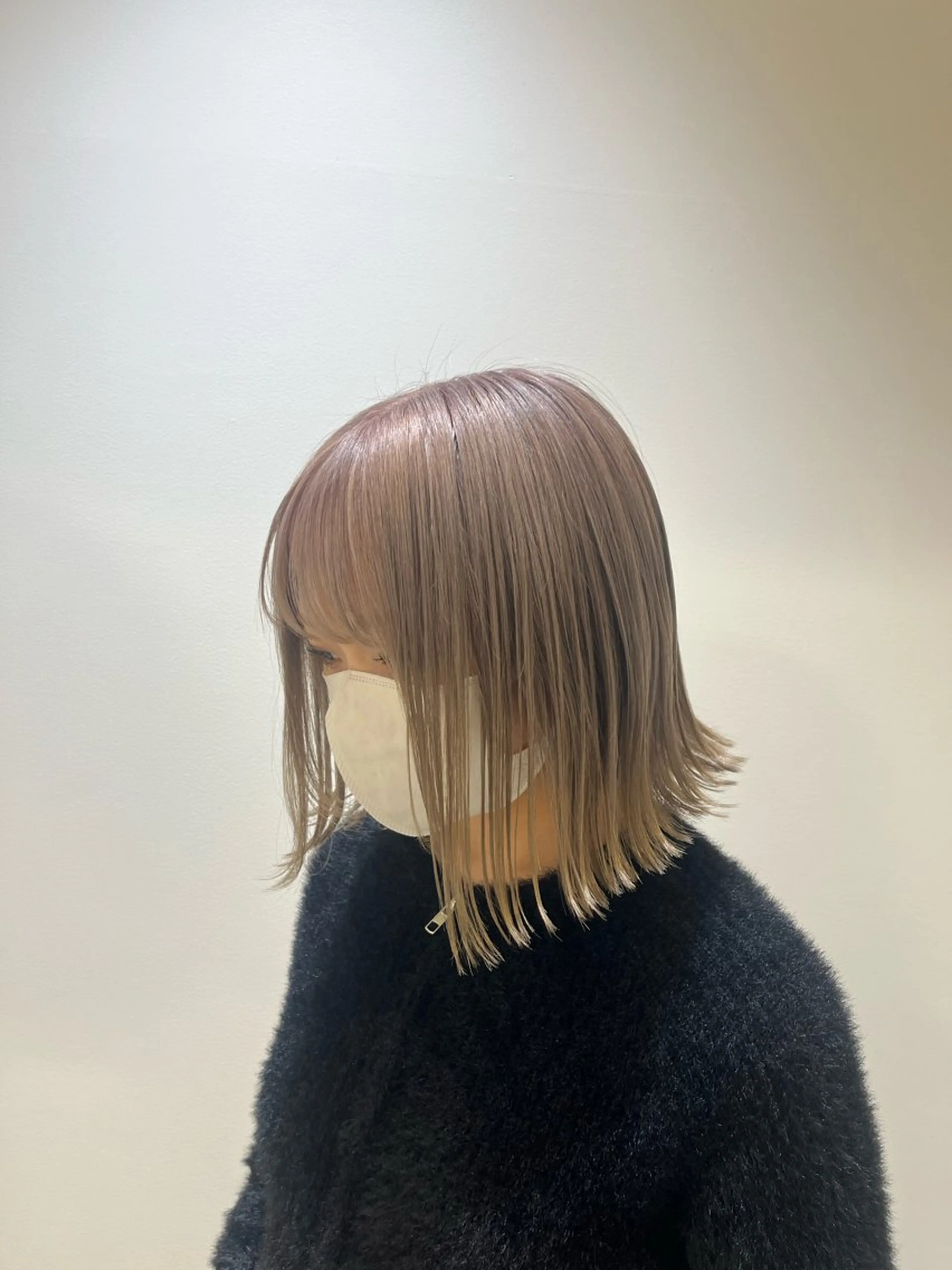 ミディアム ヘアカラー トリートメント ブリーチカラー特化 美容師/𝕐𝕌𝕀のヘアスタイル