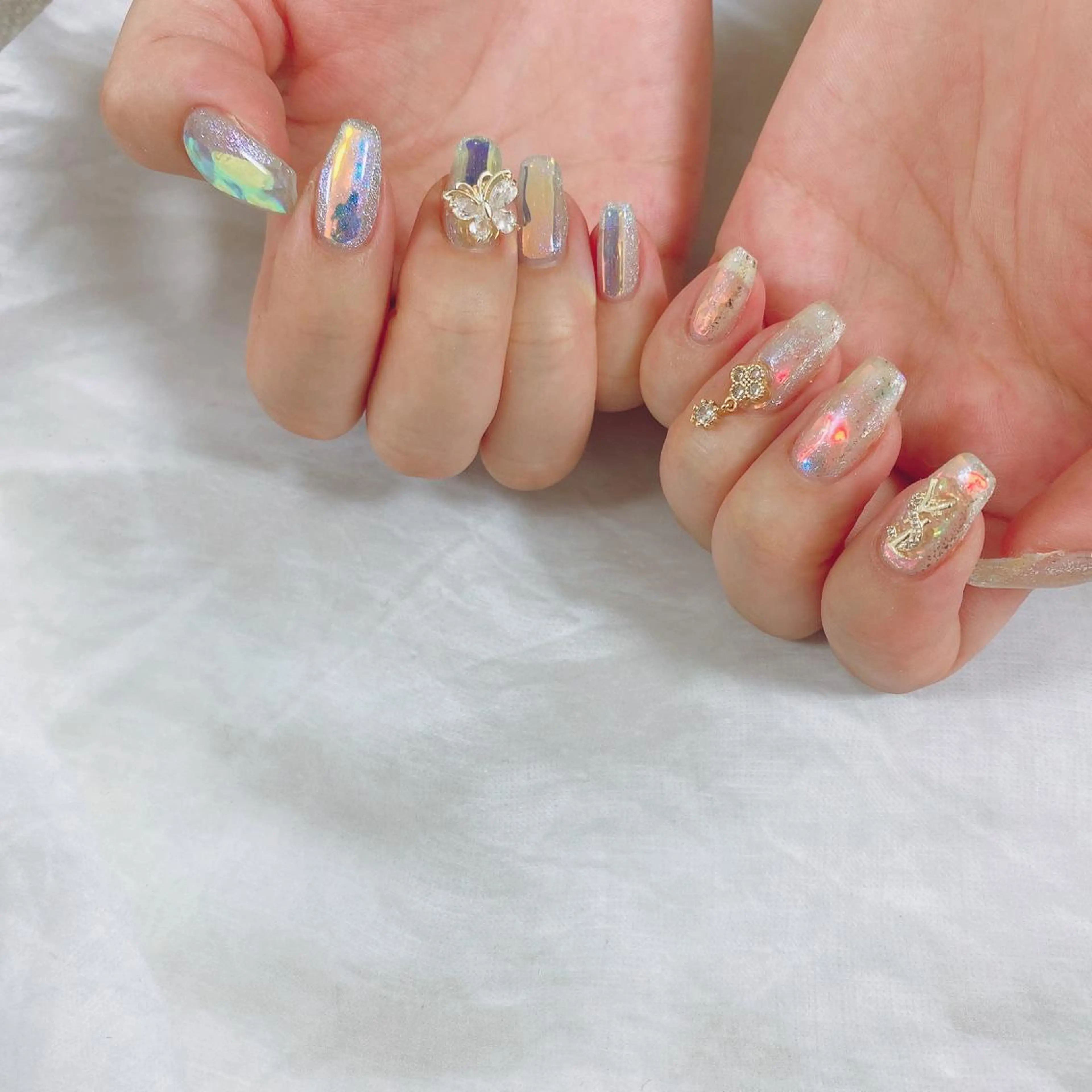 ネイル 氷ネイル・うるうるネイル SOL NAILのネイルデザイン
