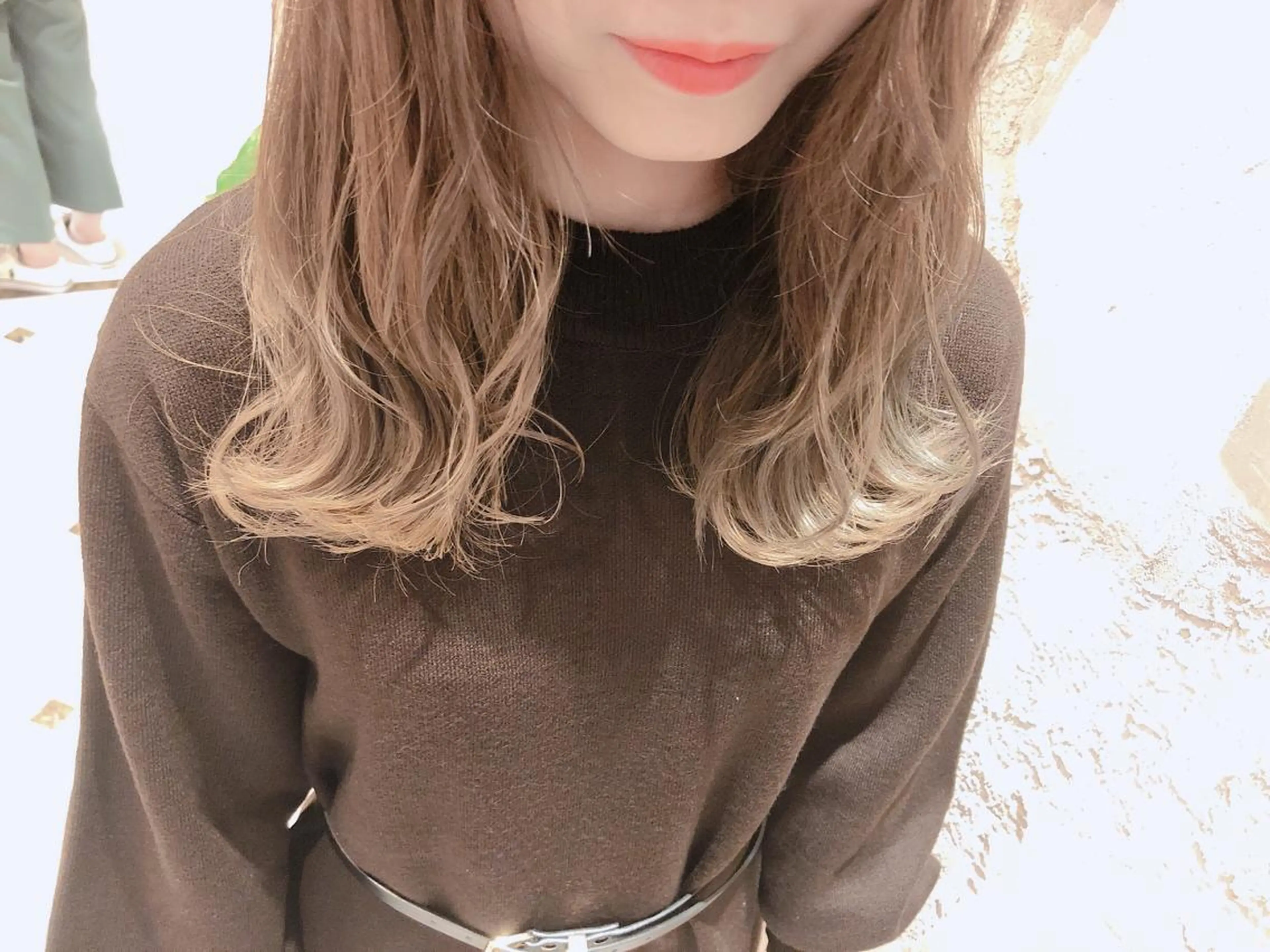 ミディアム アッシュ カット ヘアカラー トリートメント 代表山口ひな 髪質改善のプロのヘアスタイル