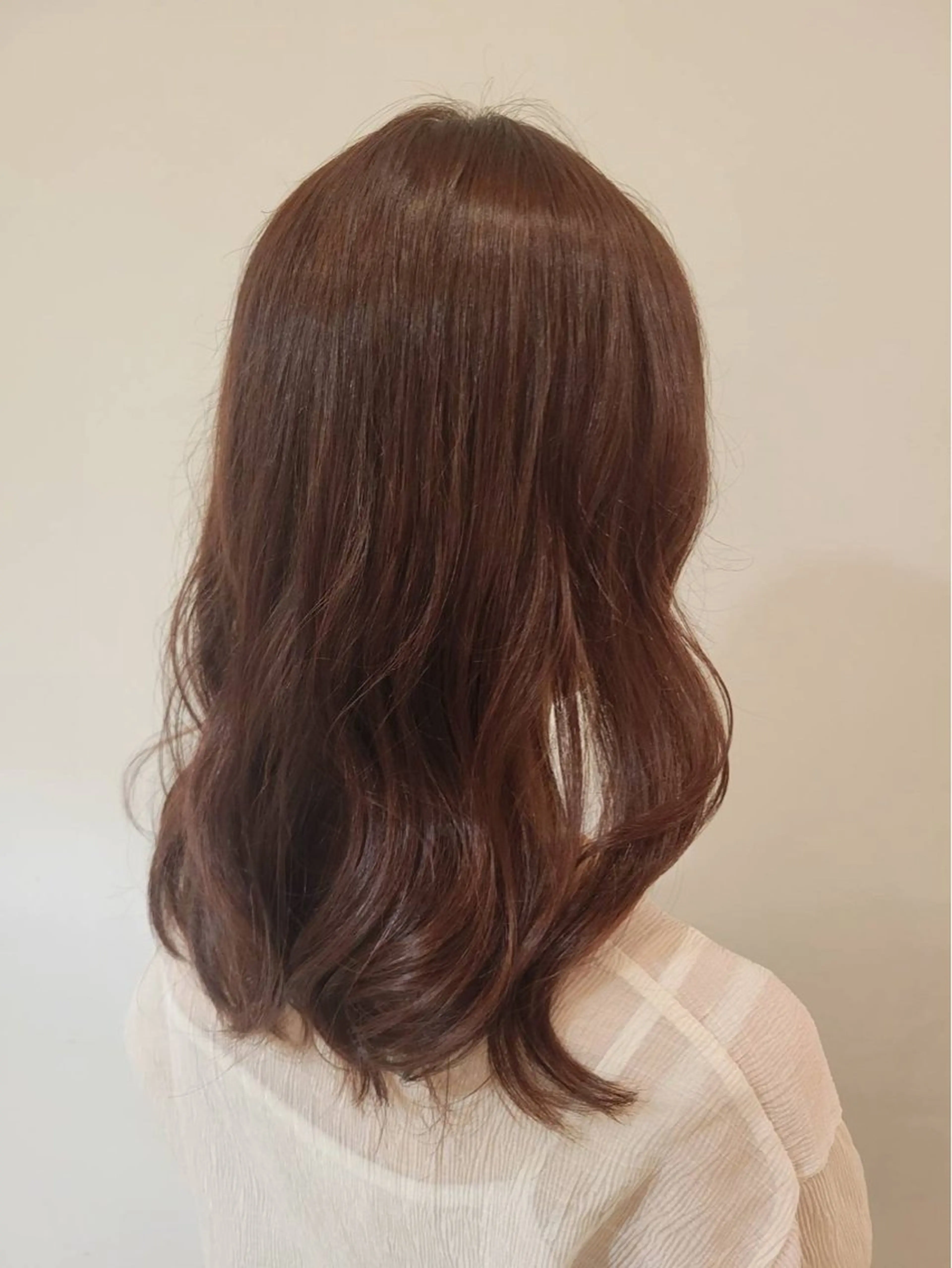 【直近予約歓迎✨】【派手すぎずナチュラルに🍑】甘すぎないピンクブラウン ✨️ 〈暖色〉  17:30~18:30受付の写真