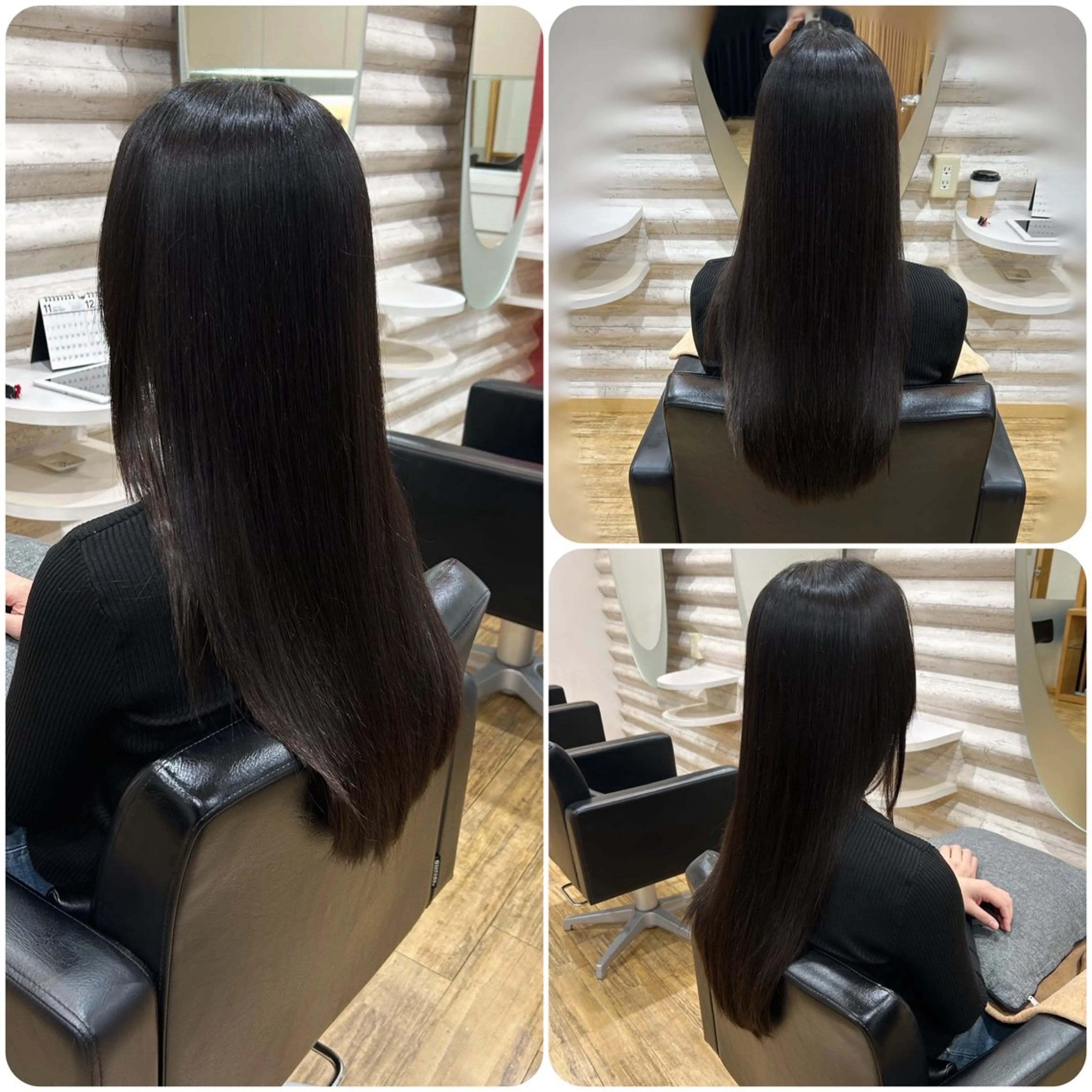 ロング カラー 髪質改善 カット トリートメント 艶髪×髪質改善KON |癖毛カット×収まりのヘアスタイル