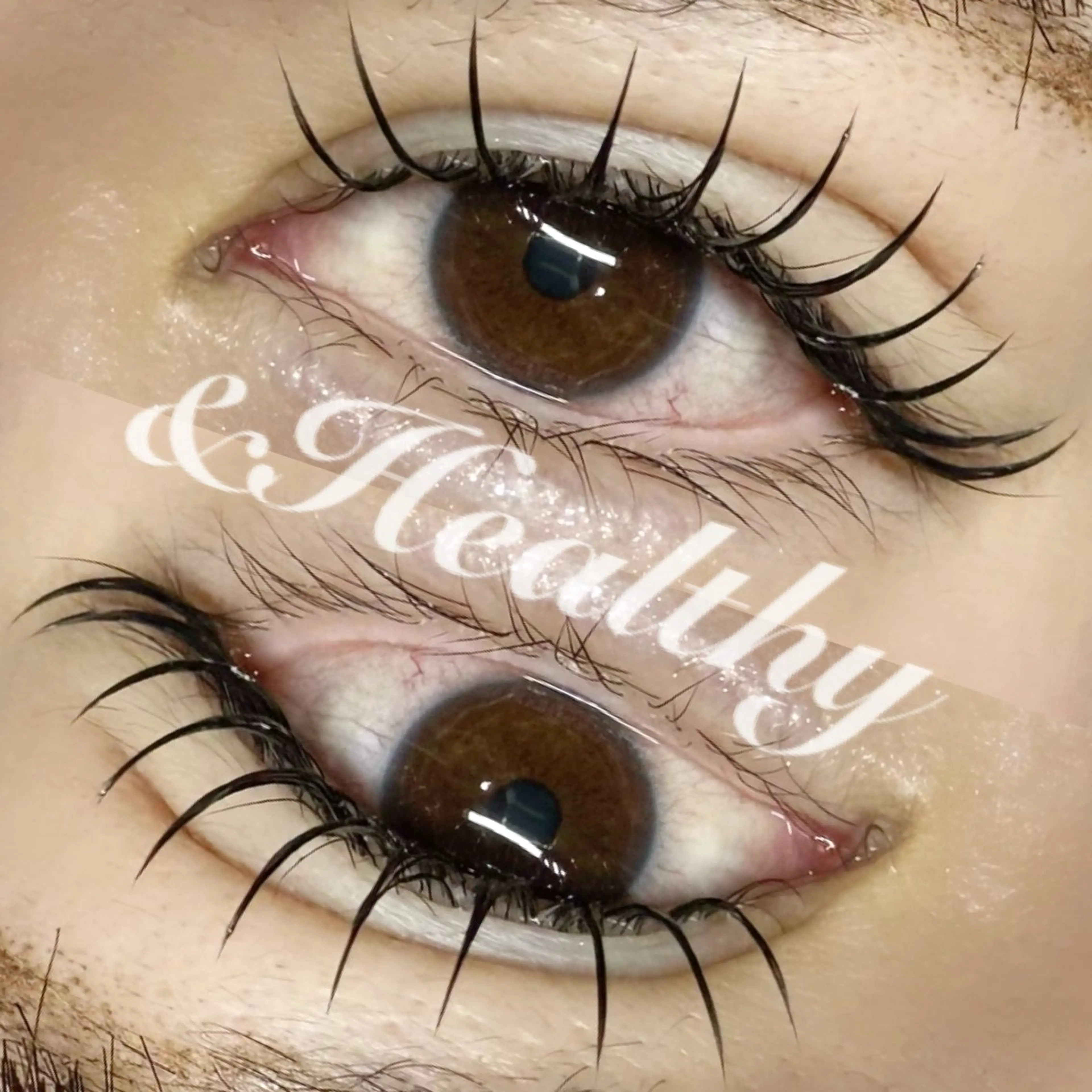 マツエク・マツパ マツエク NOA名駅束感まつげ ×眉毛SENA‪🎀のマツエク・マツパデザイン