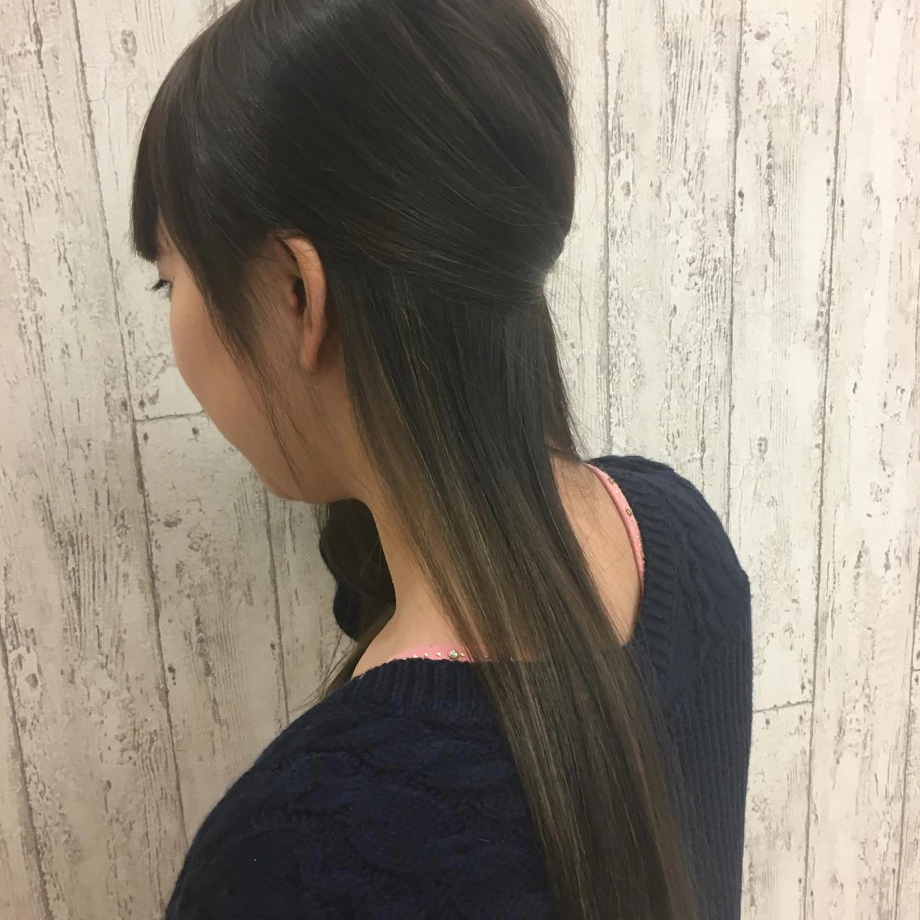 ロング ハイライト Kaede .のヘアスタイル