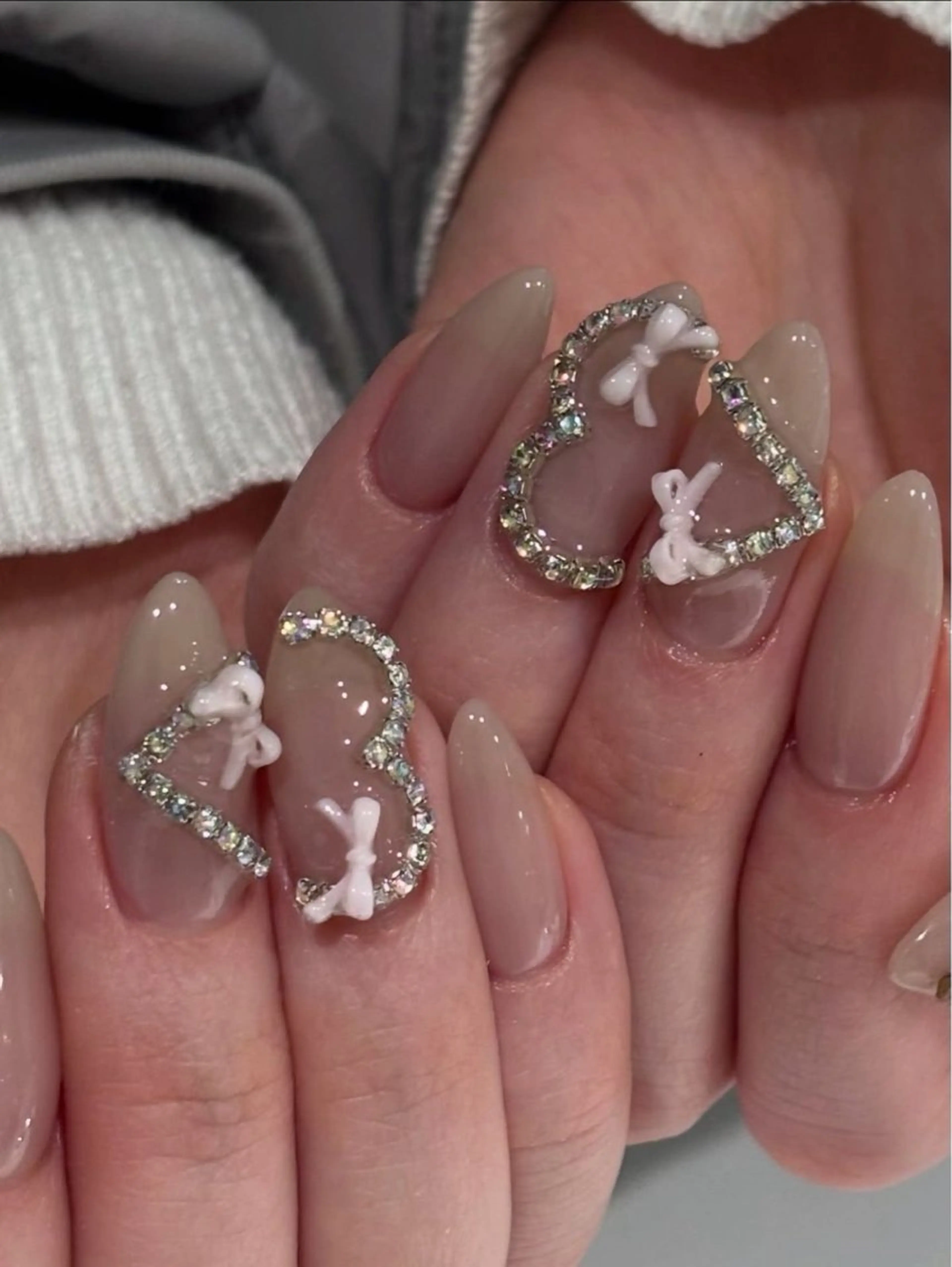 カラー グラデーションカラー ピンクカラー ハンドネイル AIN Nailのネイルデザイン